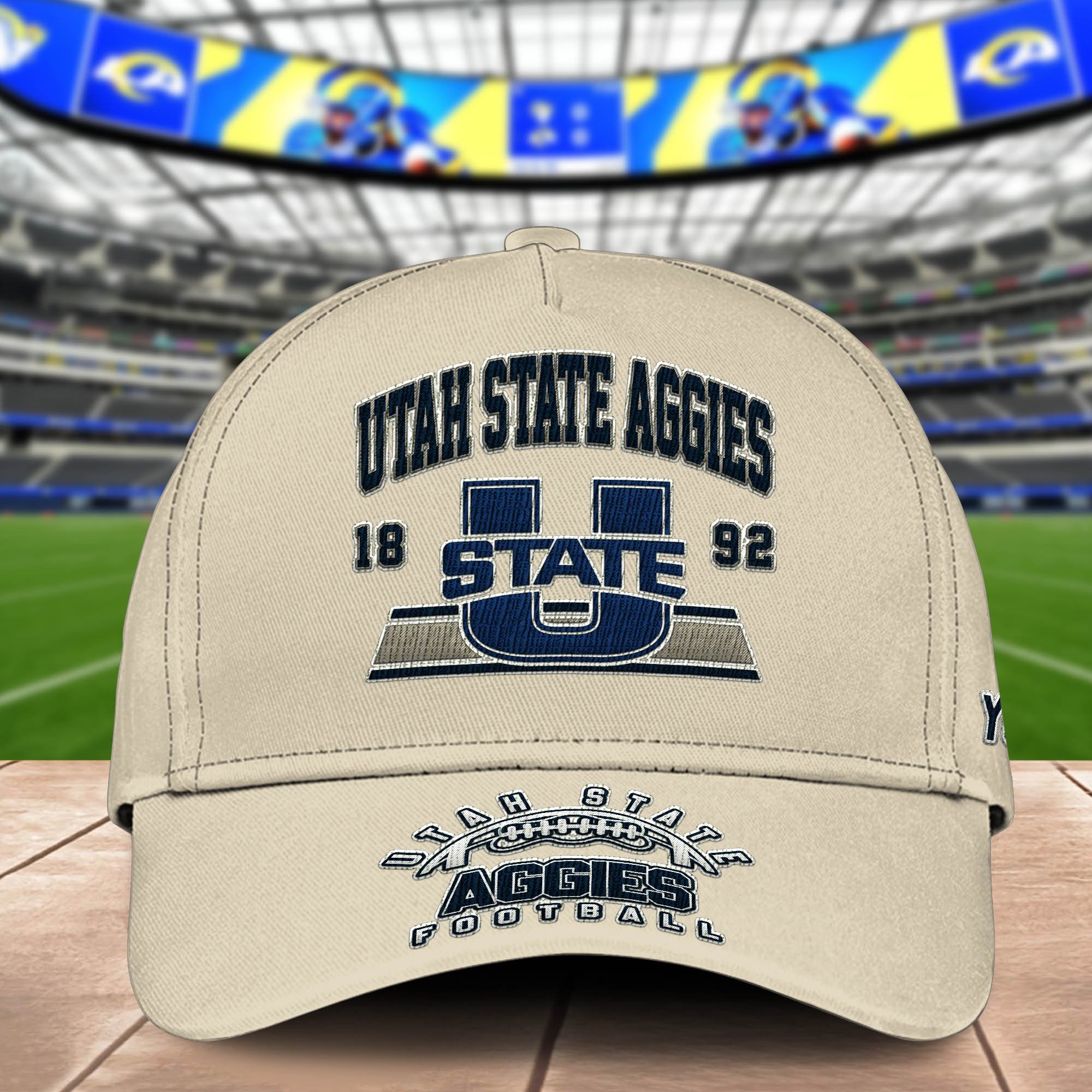 Alternative view of Utah State Aggies Embroidered Cap 2024 Version Personalized Your Name, Sport Team Cap, Sport Gifts ETHY-60111