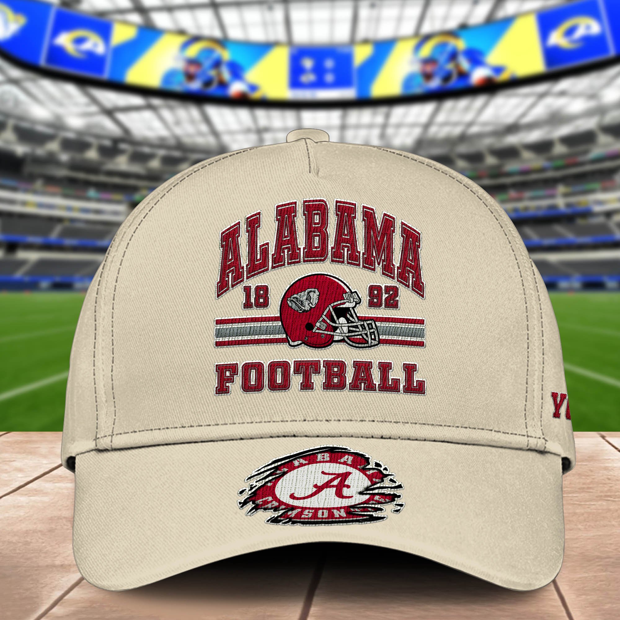 Alternative view of Alabama Crimson Tide Embroidered Cap 2024 Version Custom Your Name, Football Team Cap, Gifts For Football Lovers ETHY-60202