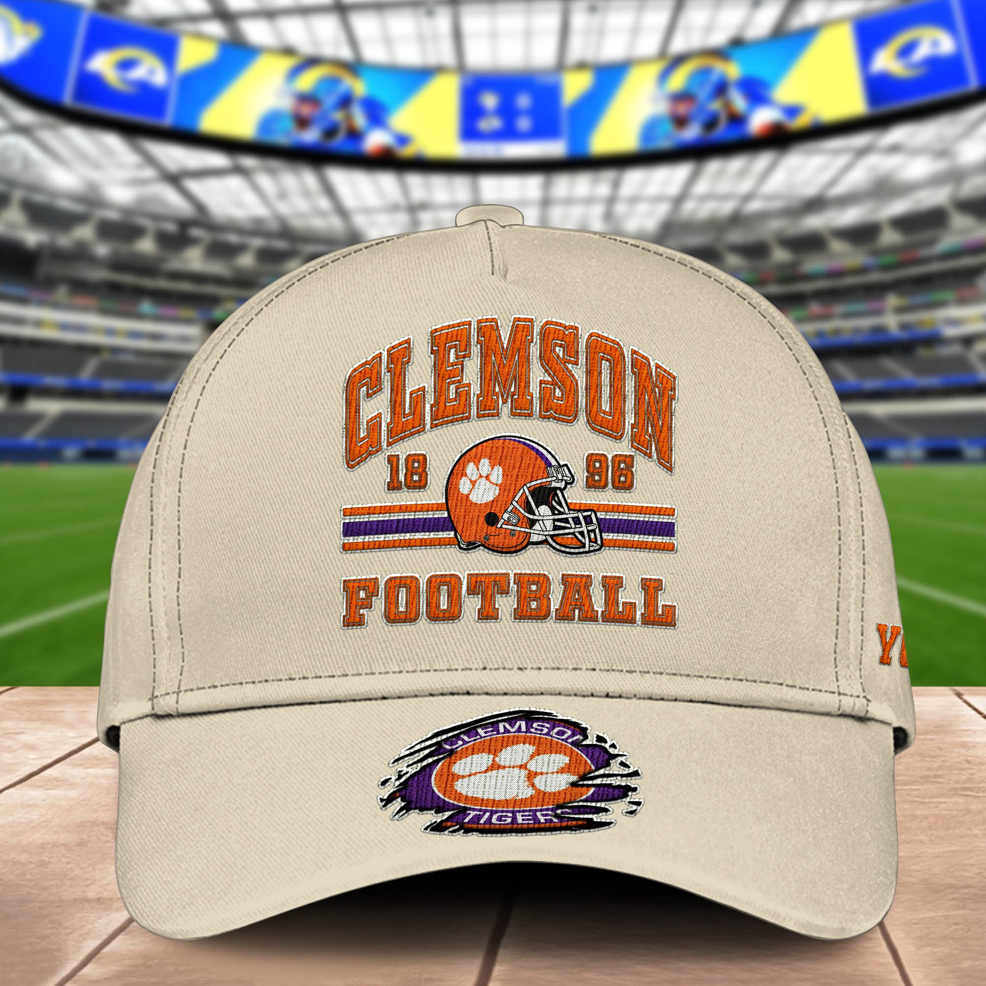 Alternative view of Clemson Tigers Embroidered Cap 2024 Version Custom Your Name, Football Team Cap, Gifts For Football Lovers ETHY-60202