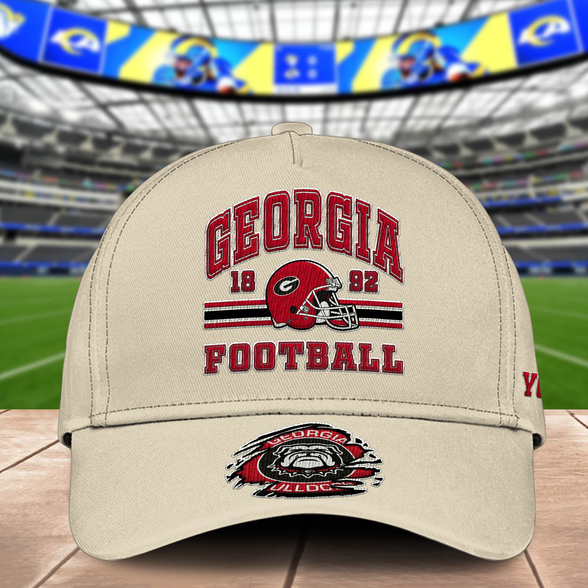 Alternative view of Georgia Bulldogs Embroidered Cap 2024 Version Custom Your Name, Football Team Cap, Gifts For Football Lovers ETHY-60202
