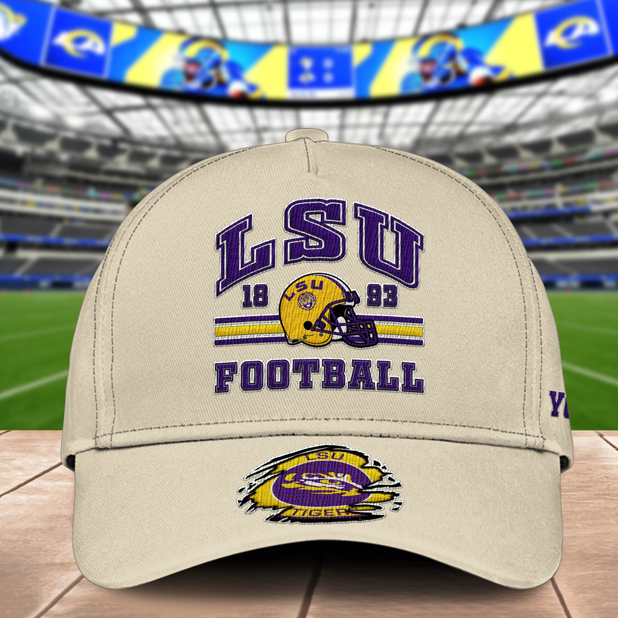 Alternative view of LSU TIGERS Embroidered Cap 2024 Version Custom Your Name, Football Team Cap, Gifts For Football Lovers ETHY-60202