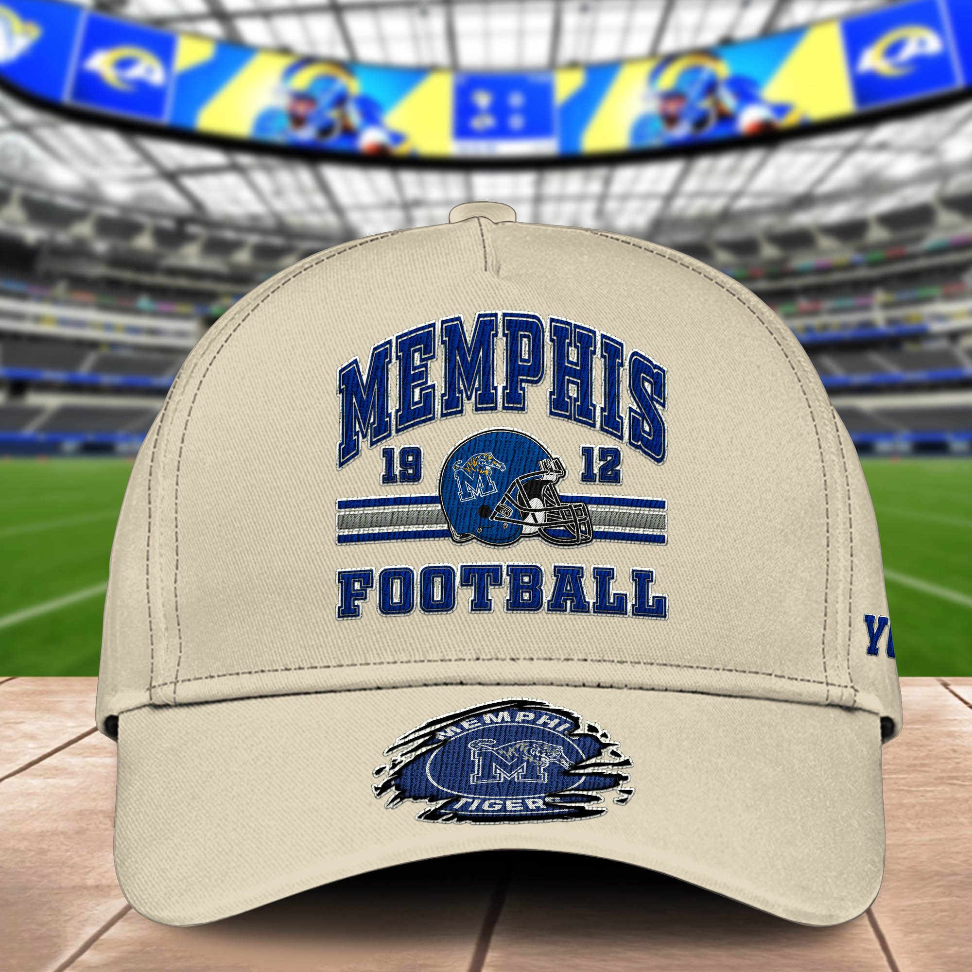 Alternative view of Memphis Tigers Embroidered Cap 2024 Version Custom Your Name, Football Team Cap, Gifts For Football Lovers ETHY-60202