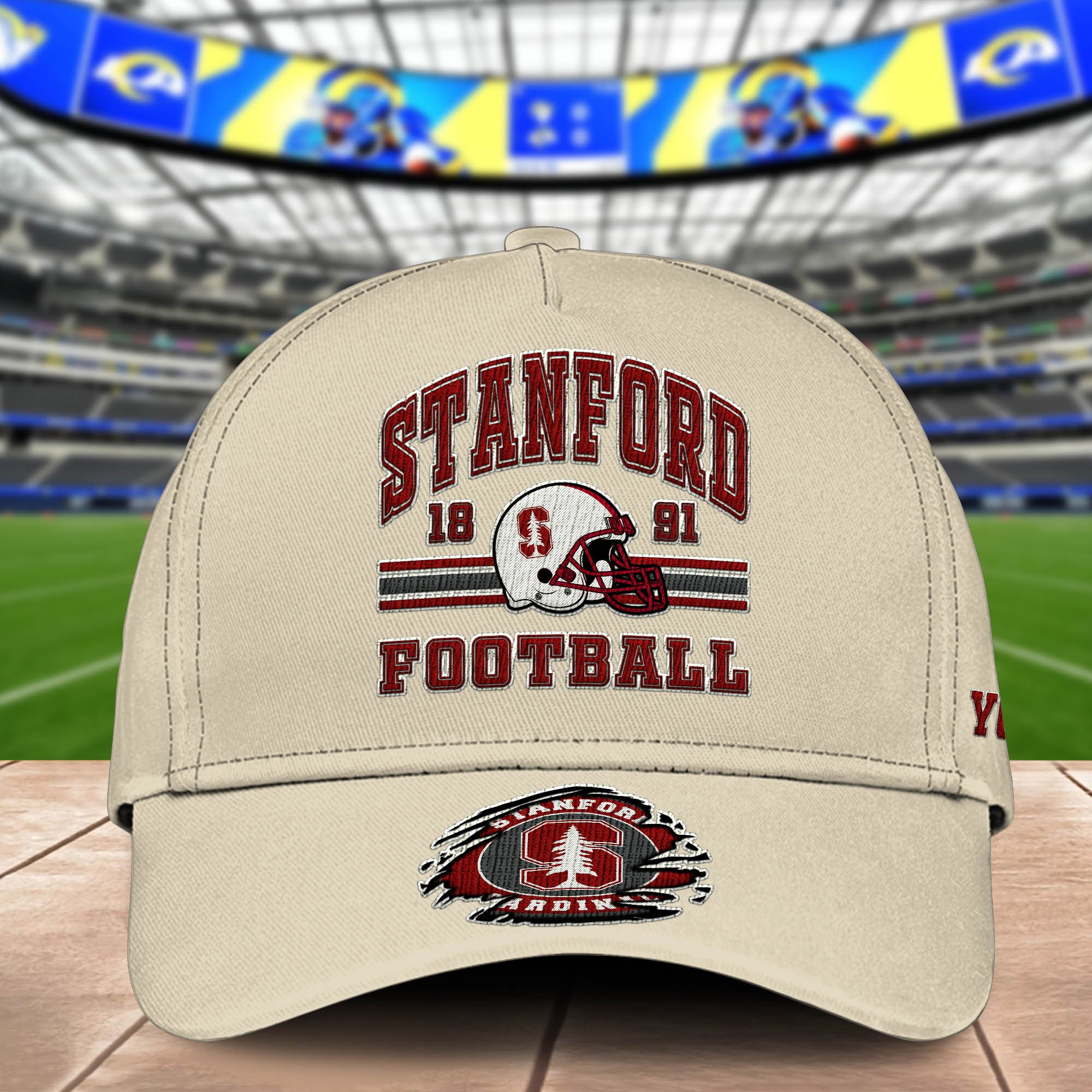 Alternative view of Stanford Cardinal Embroidered Cap 2024 Version Custom Your Name, Football Team Cap, Gifts For Football Lovers ETHY-60202