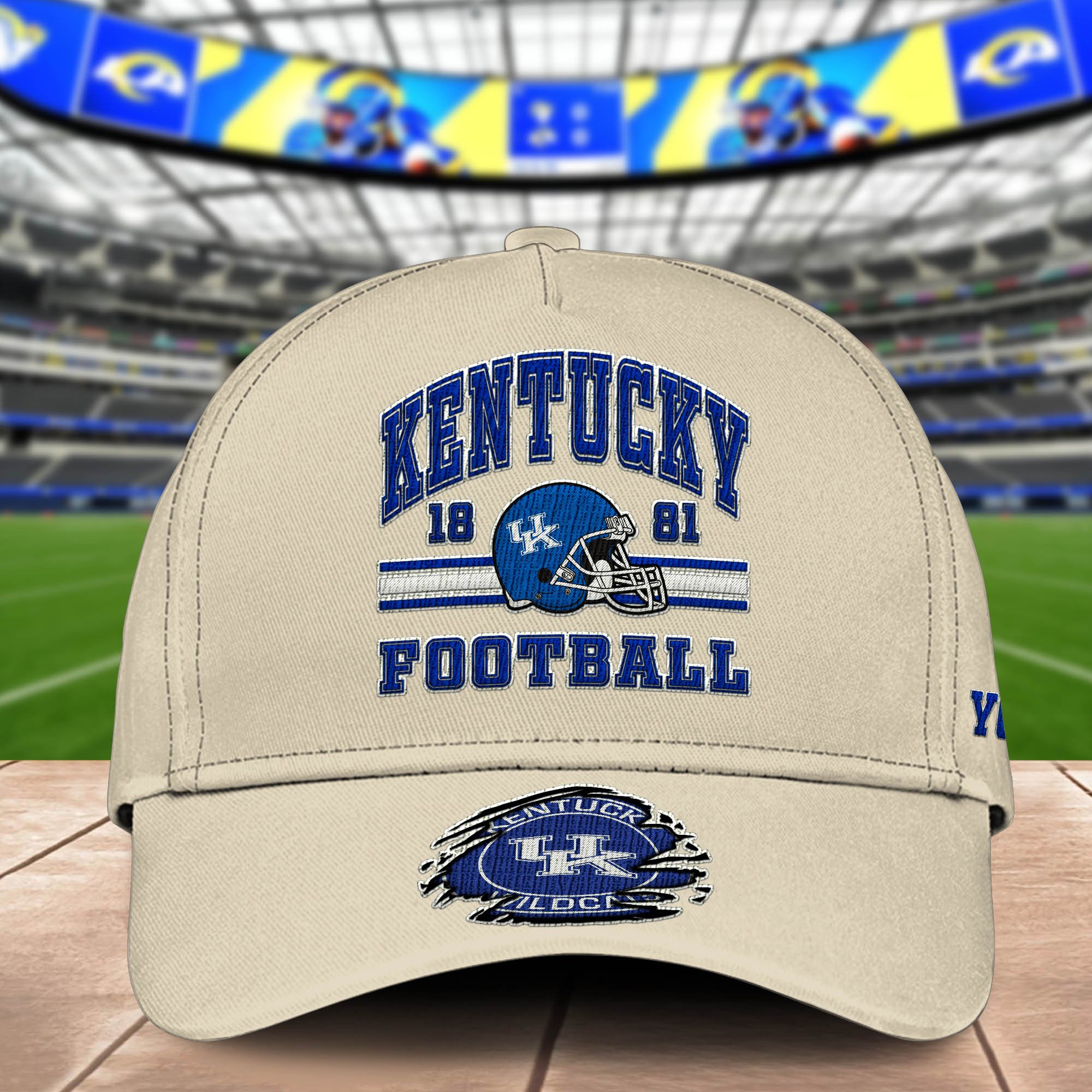 Alternative view of Kentucky Wildcats Embroidered Cap 2024 Version Custom Your Name, Football Team Cap, Gifts For Football Lovers ETHY-60202
