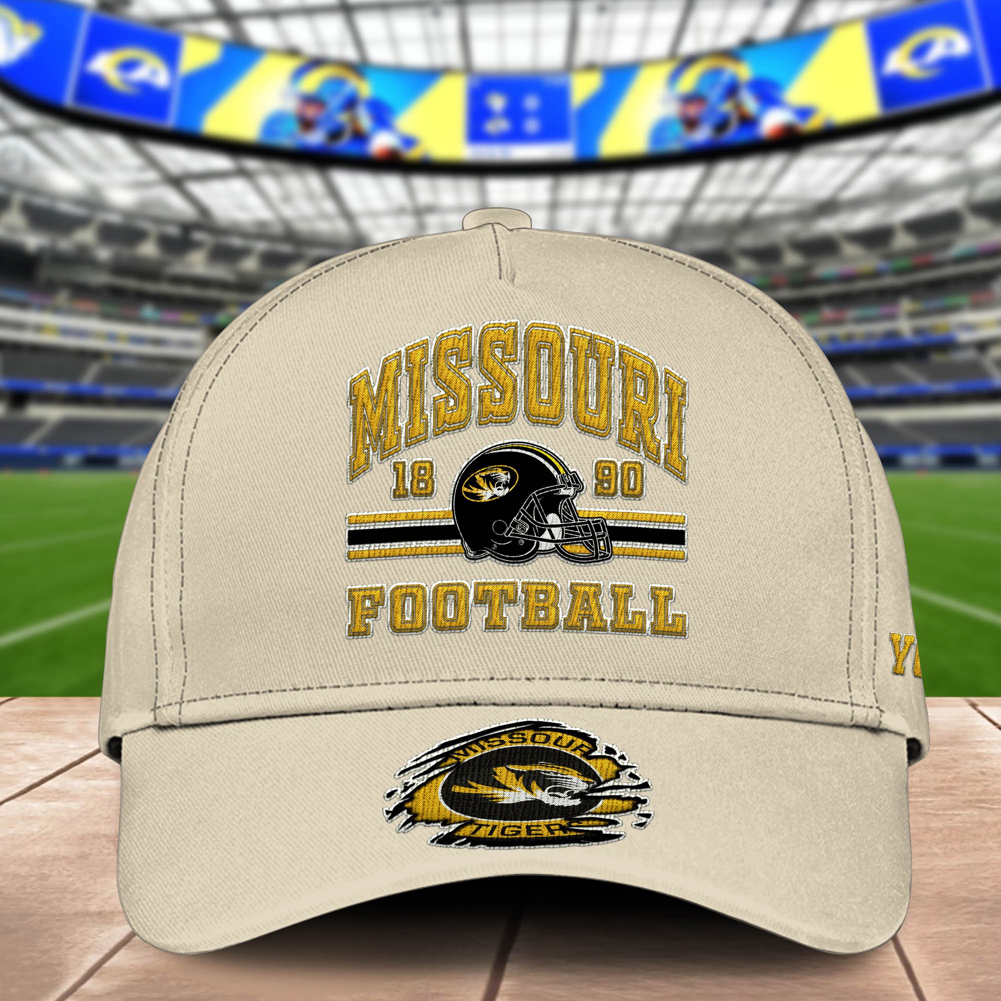 Alternative view of Missouri Tigers Embroidered Cap 2024 Version Custom Your Name, Football Team Cap, Gifts For Football Lovers ETHY-60202