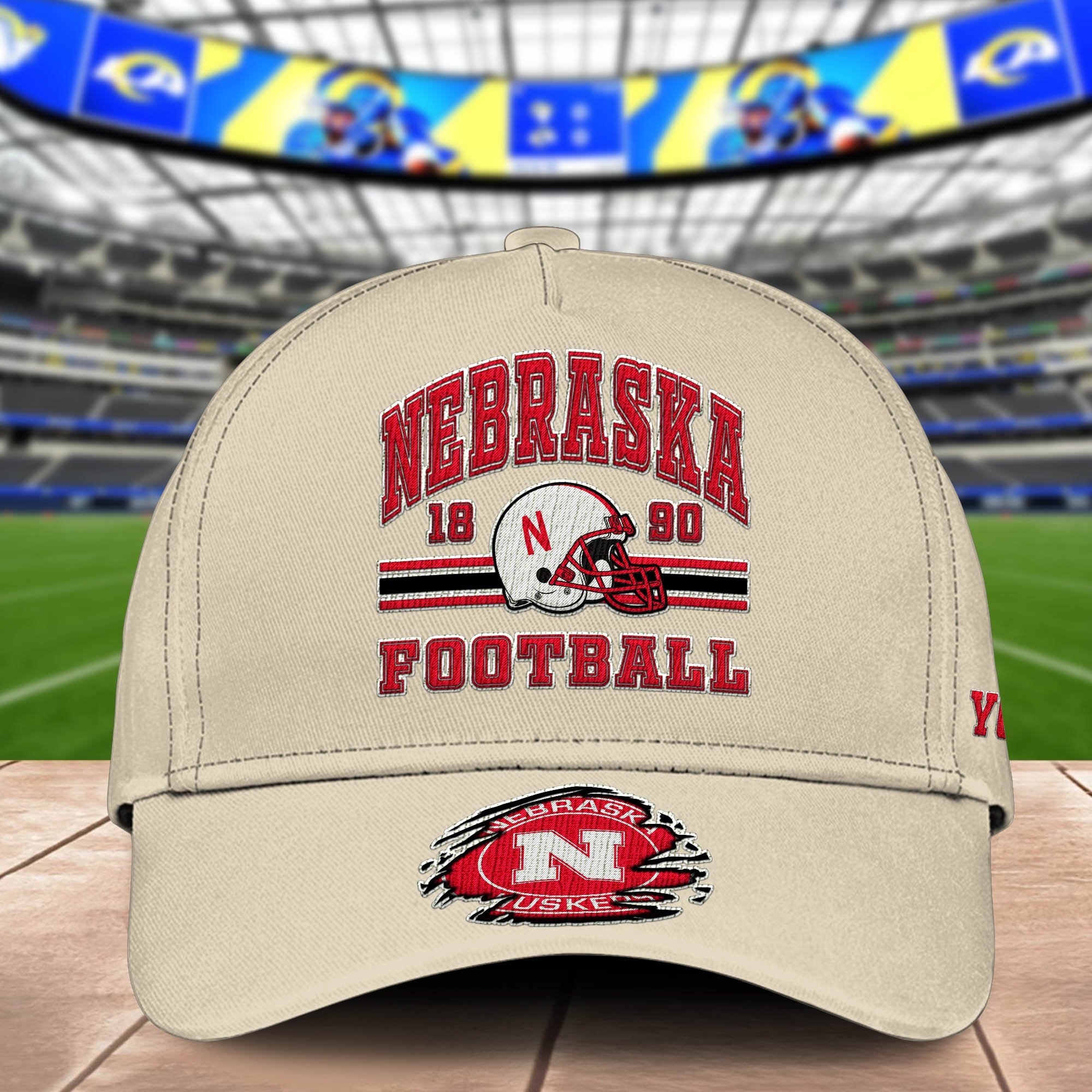 Alternative view of Nebraska Cornhuskers Embroidered Cap 2024 Version Custom Your Name, Football Team Cap, Gifts For Football Lovers ETHY-60202