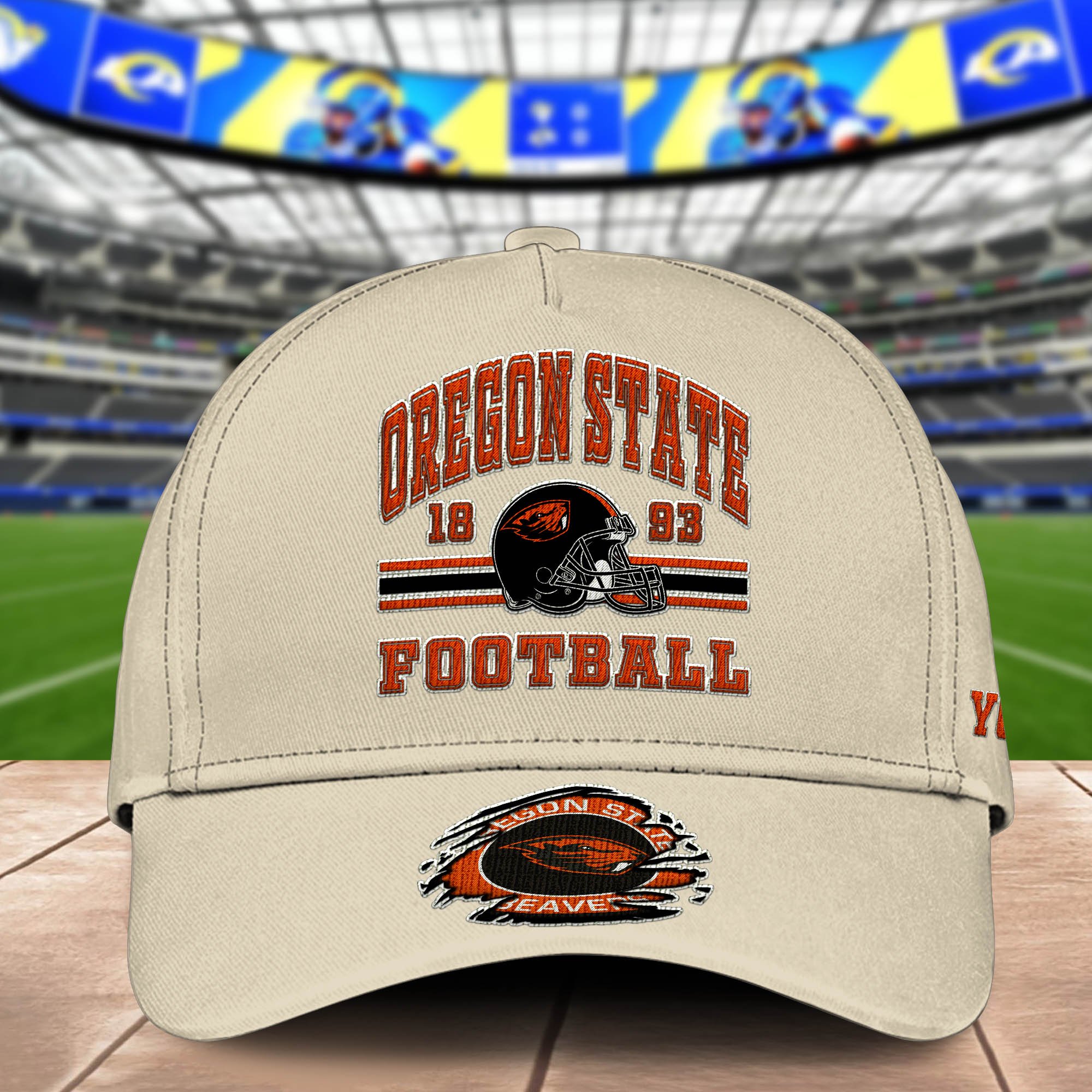 Alternative view of Oregon State Beavers Embroidered Cap 2024 Version Custom Your Name, Football Team Cap, Gifts For Football Lovers ETHY-60202