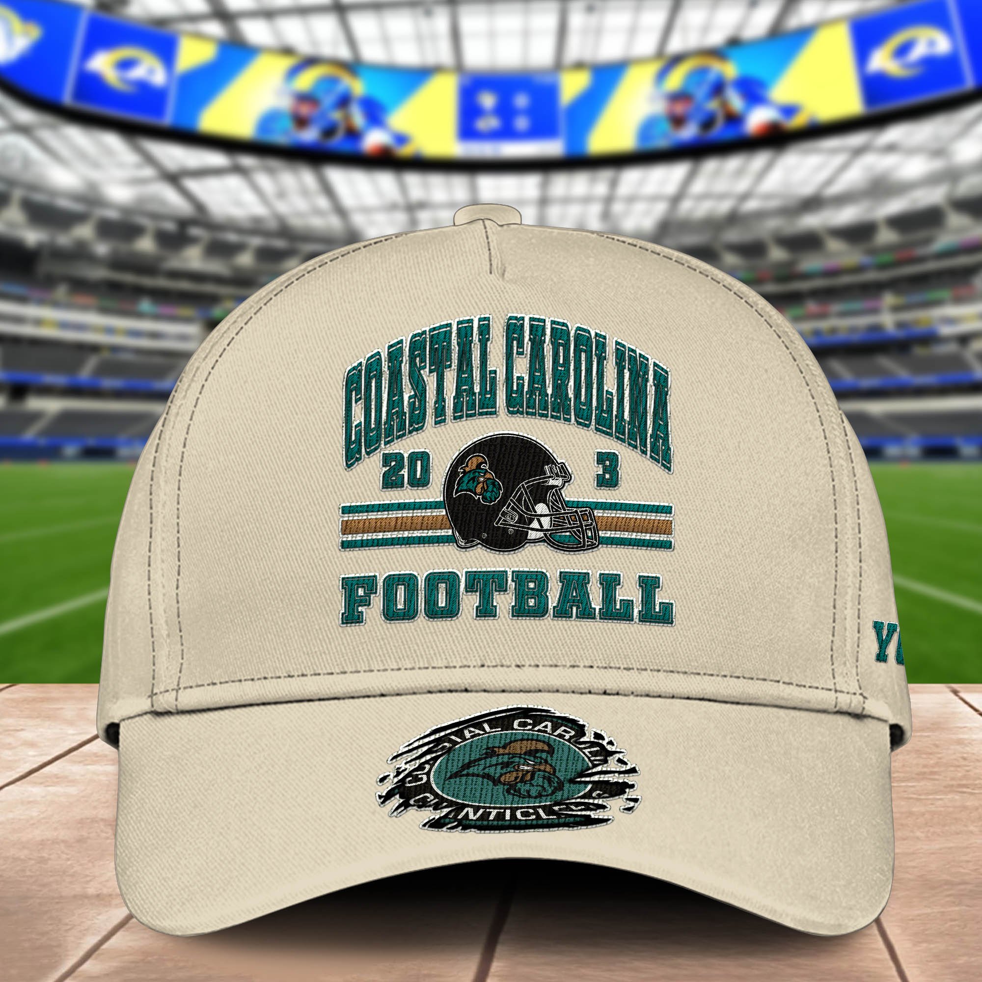 Alternative view of Coastal Carolina Chanticleers Embroidered Cap 2024 Version Custom Your Name, Football Team Cap, Gifts For Football Lovers ETHY-60202