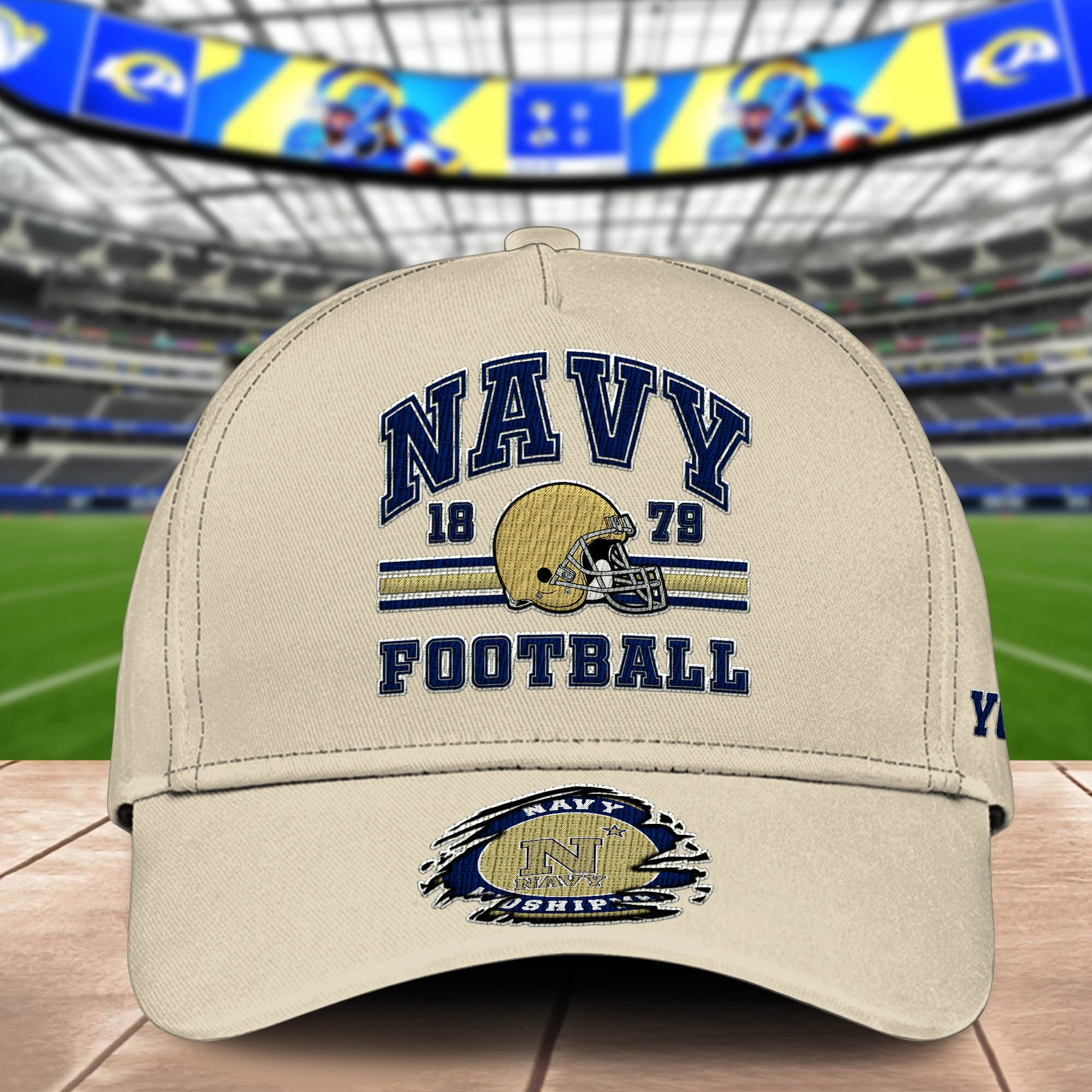 Alternative view of Navy Midshipmen Embroidered Cap 2024 Version Custom Your Name, Football Team Cap, Gifts For Football Lovers ETHY-60202