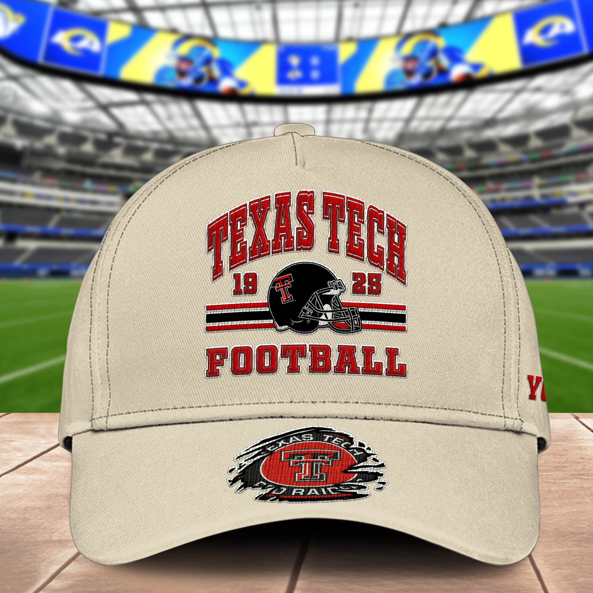 Alternative view of Texas Tech Red Raiders Embroidered Cap 2024 Version Custom Your Name, Football Team Cap, Gifts For Football Lovers ETHY-60202