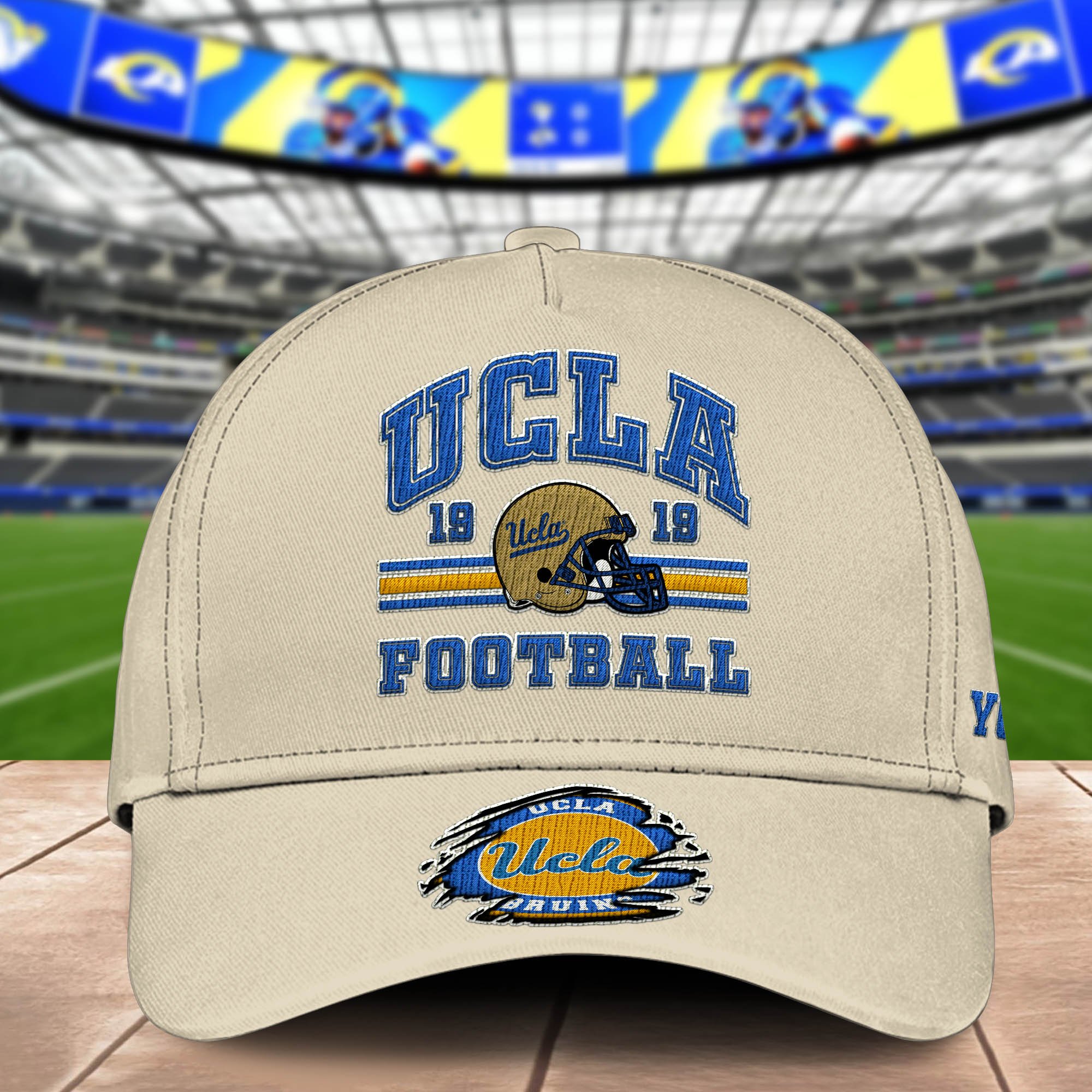 Alternative view of UCLA Bruins Embroidered Cap 2024 Version Custom Your Name, Football Team Cap, Gifts For Football Lovers ETHY-60202