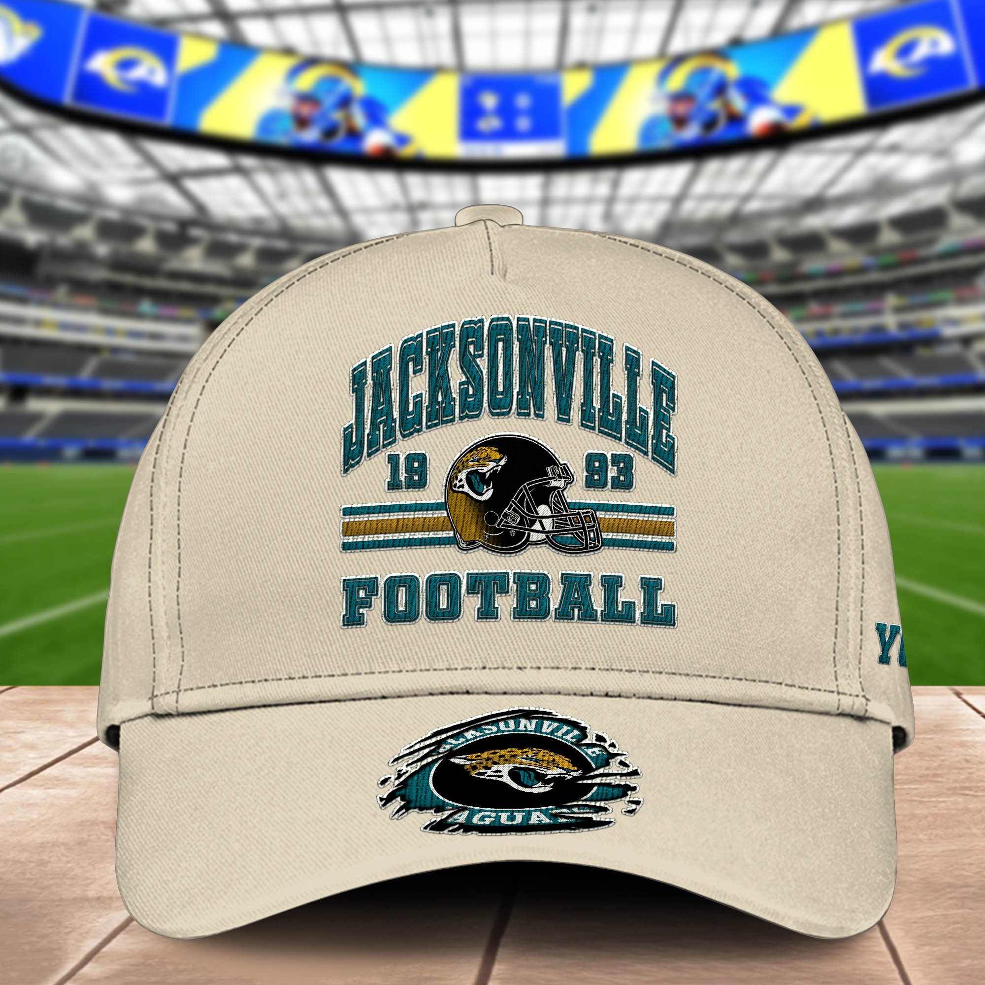 Alternative view of Jacksonville Jaguars Embroidered Cap 2024 Version Custom Your Name, Football Team Cap, Gifts For Football Lovers ETHY-60202