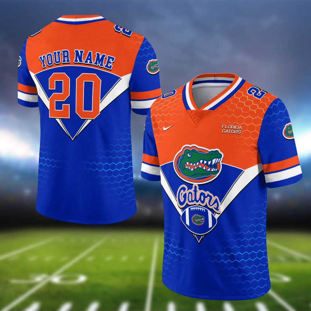 Florida Gators Vneck Football Jersey 2024 Version Personalized Your Name And Number, Sport Shirt, Sport Gifts ETHY-62990