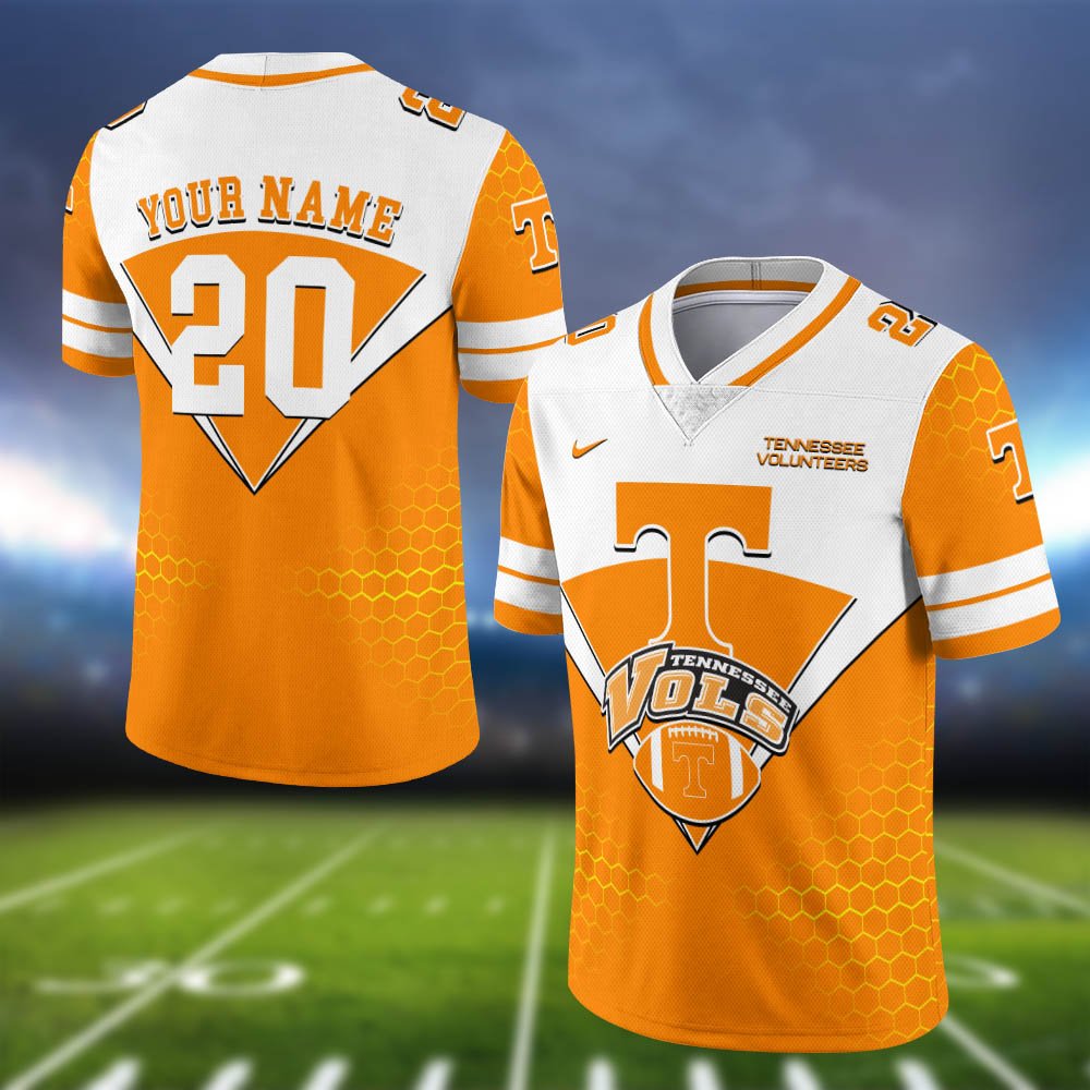 Tennessee Volunteers Vneck Football Jersey 2024 Version Personalized Your Name And Number, Sport Shirt, Sport Gifts ETHY-62990