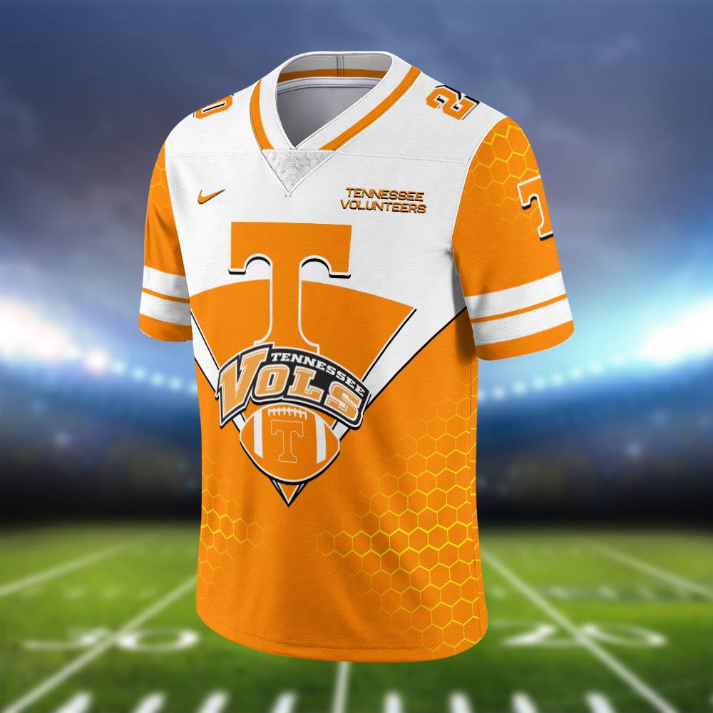 Alternative view of Tennessee Volunteers Vneck Football Jersey 2024 Version Personalized Your Name And Number, Sport Shirt, Sport Gifts ETHY-62990
