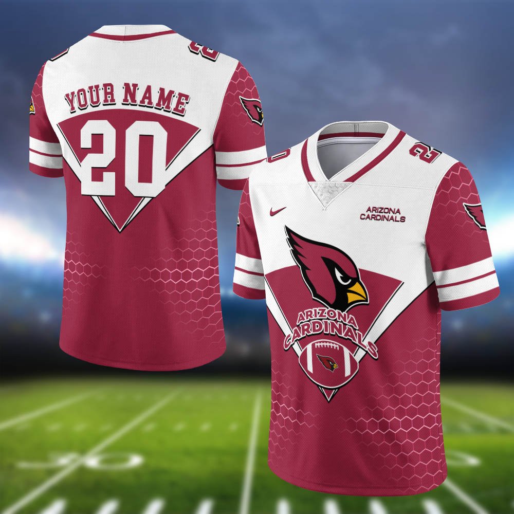 Arizona Cardinals Vneck Football Jersey 2024 Version Personalized Your Name And Number, Sport Shirt, Sport Gifts ETHY-62990