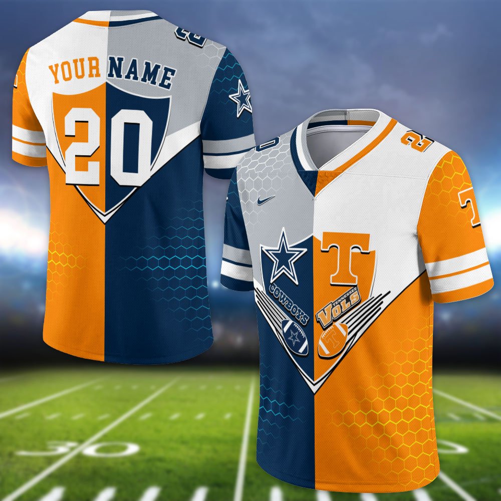 Alternative view of Tennessee Volunteers Vneck Football Jersey 2024 Version Custom Your Team Number And Name, Sport Shirts, Sport Gifts ETHY-62997