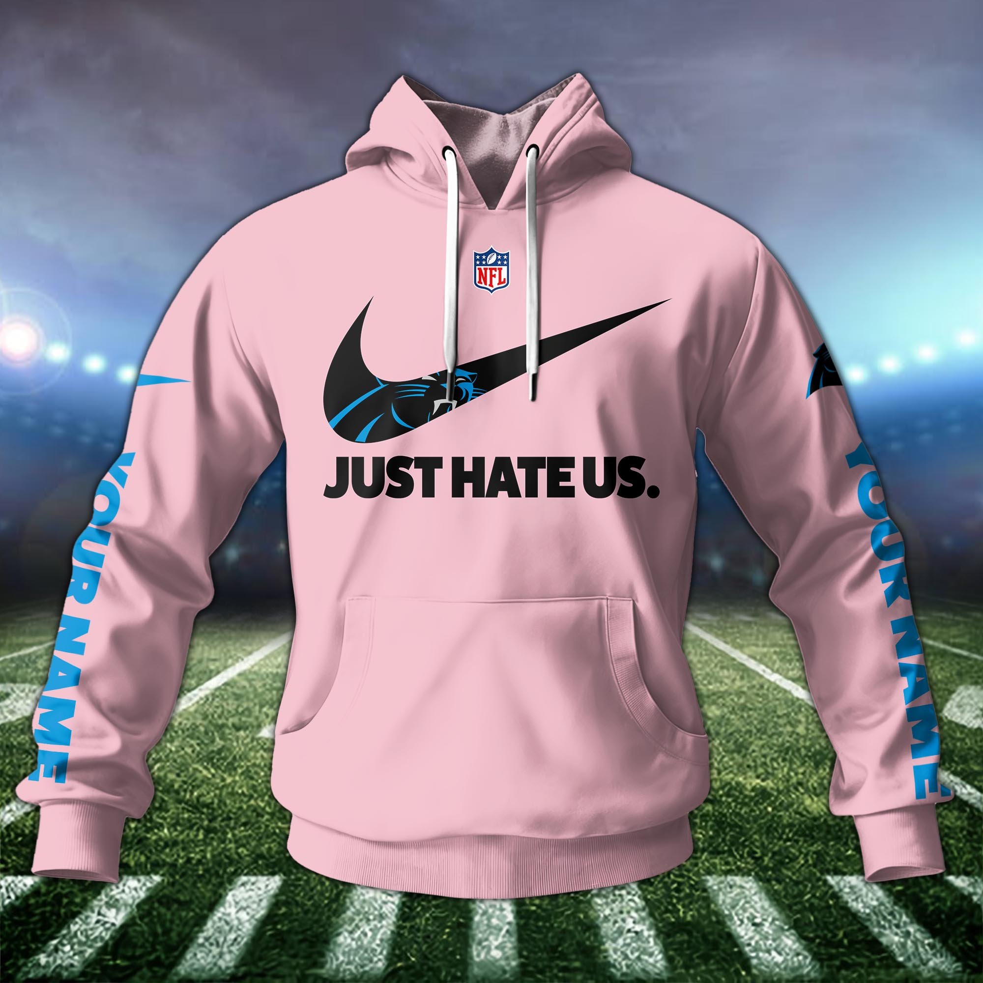 Carolina Panthers Team Hoodie Custom Name And Choose Color, Sport Hoodie, Sport Gifts ETRG-1225137 - Image 8