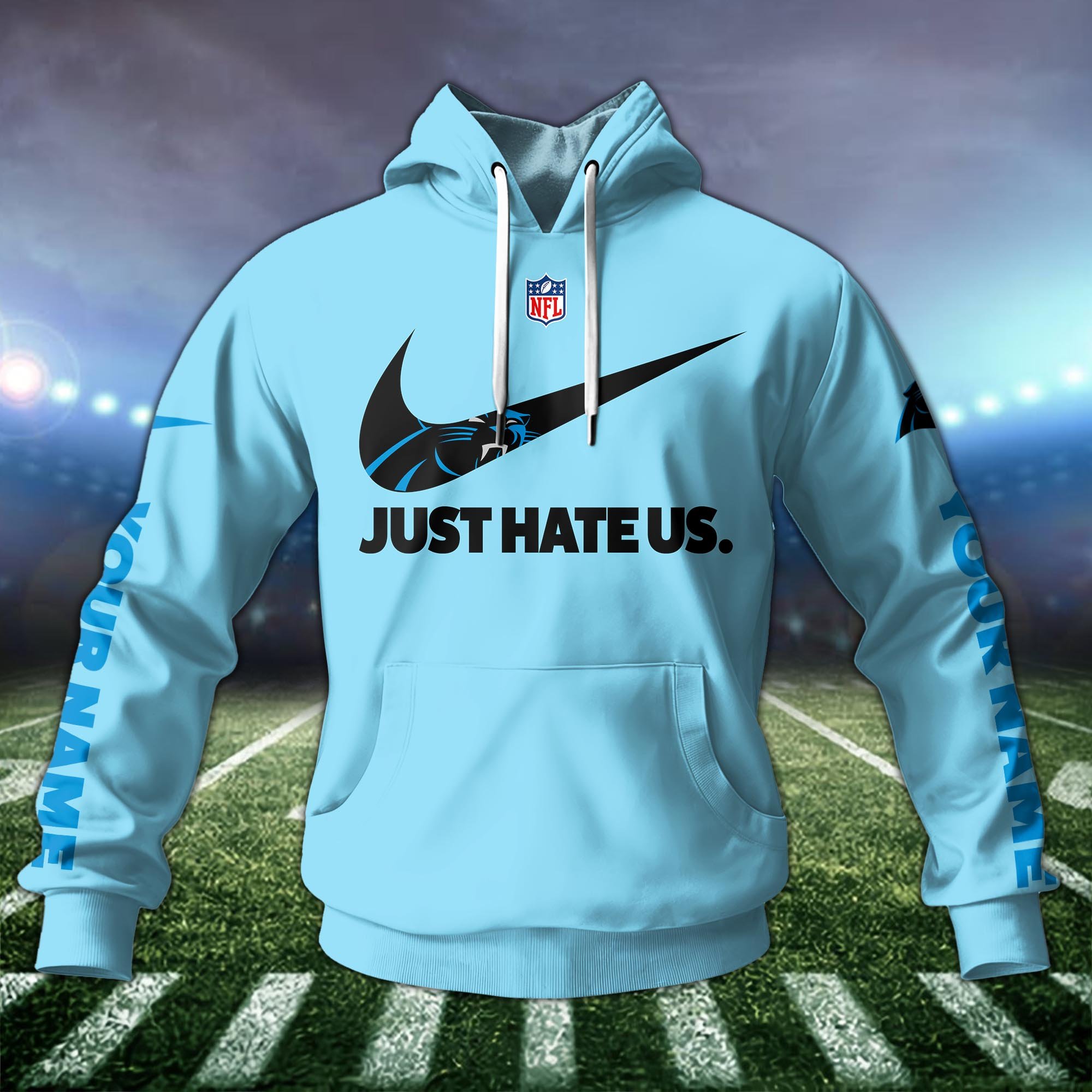 Carolina Panthers Team Hoodie Custom Name And Choose Color, Sport Hoodie, Sport Gifts ETRG-1225137 - Image 9