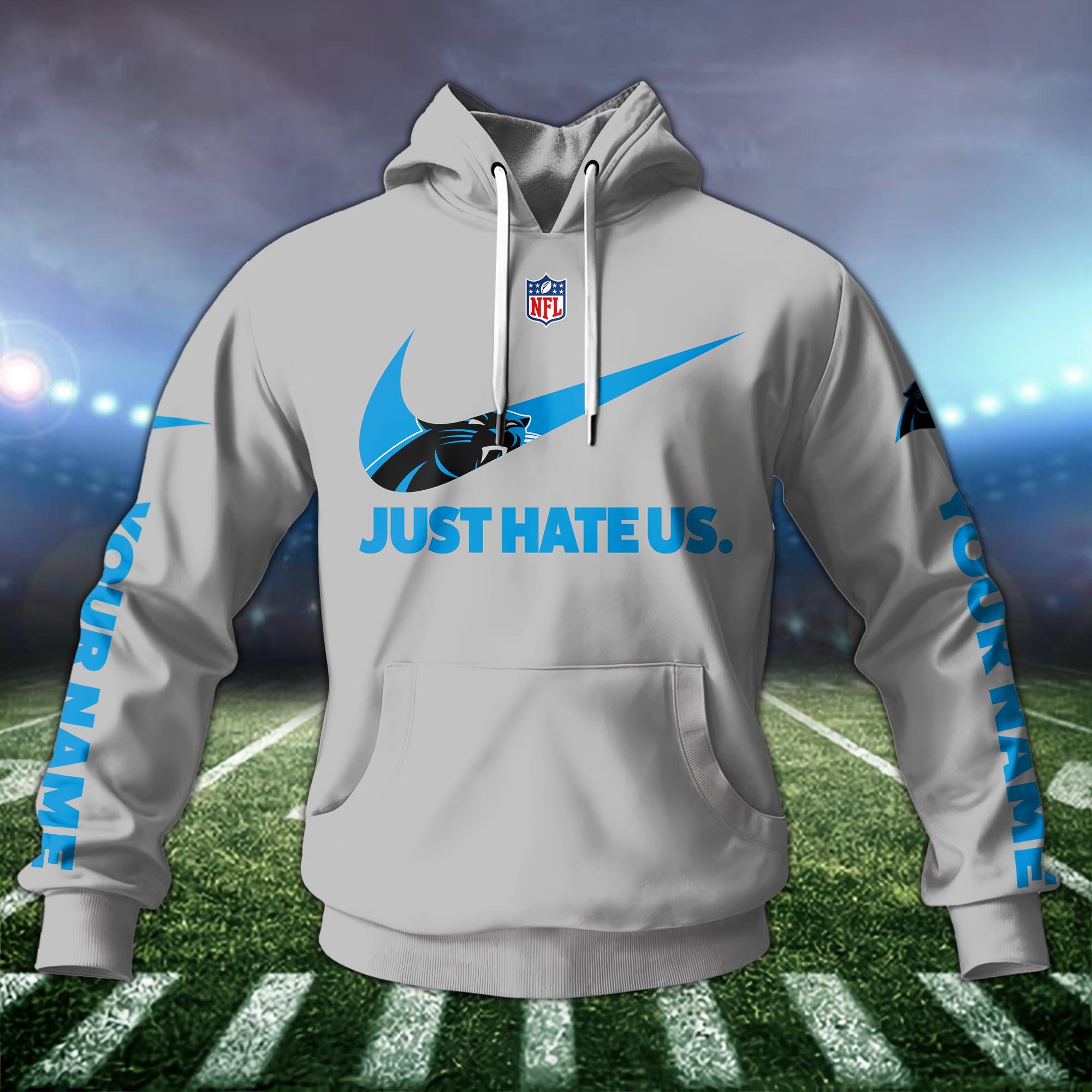 Carolina Panthers Team Hoodie Custom Name And Choose Color, Sport Hoodie, Sport Gifts ETRG-1225137 - Image 10
