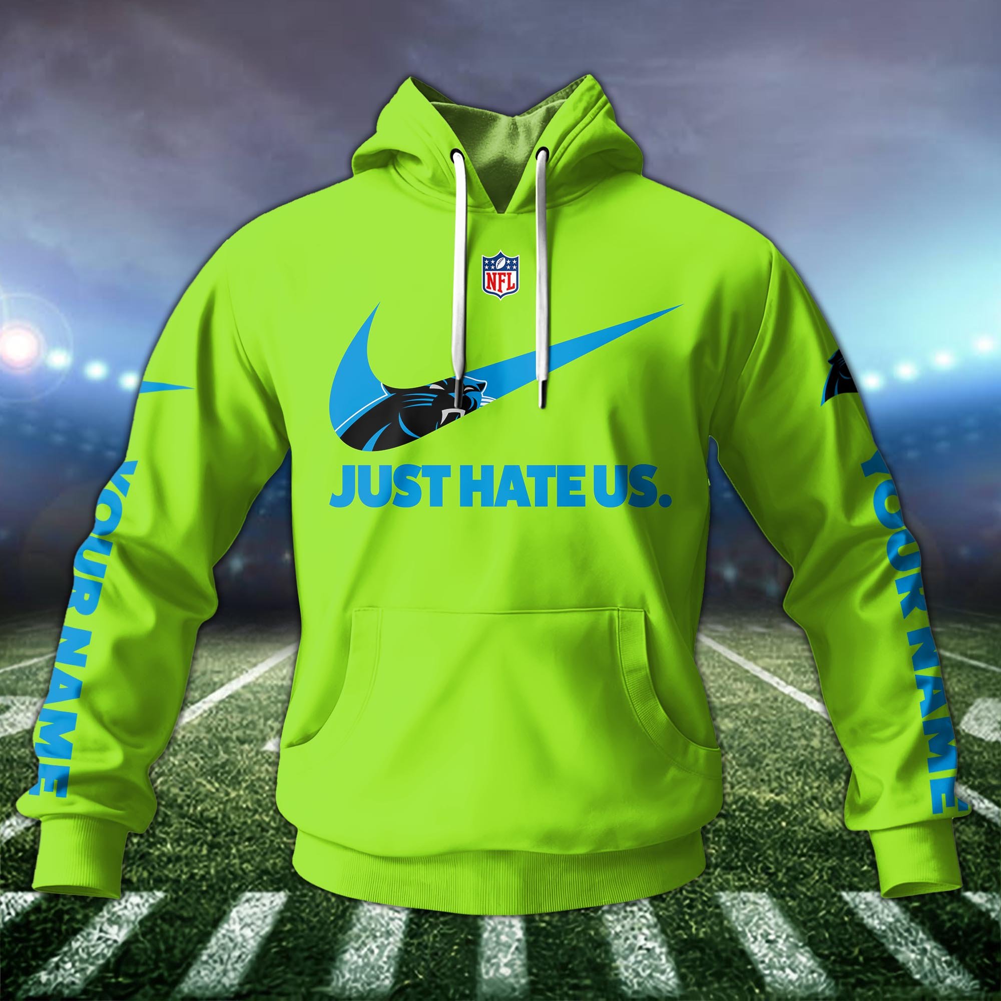 Carolina Panthers Team Hoodie Custom Name And Choose Color, Sport Hoodie, Sport Gifts ETRG-1225137 - Image 11