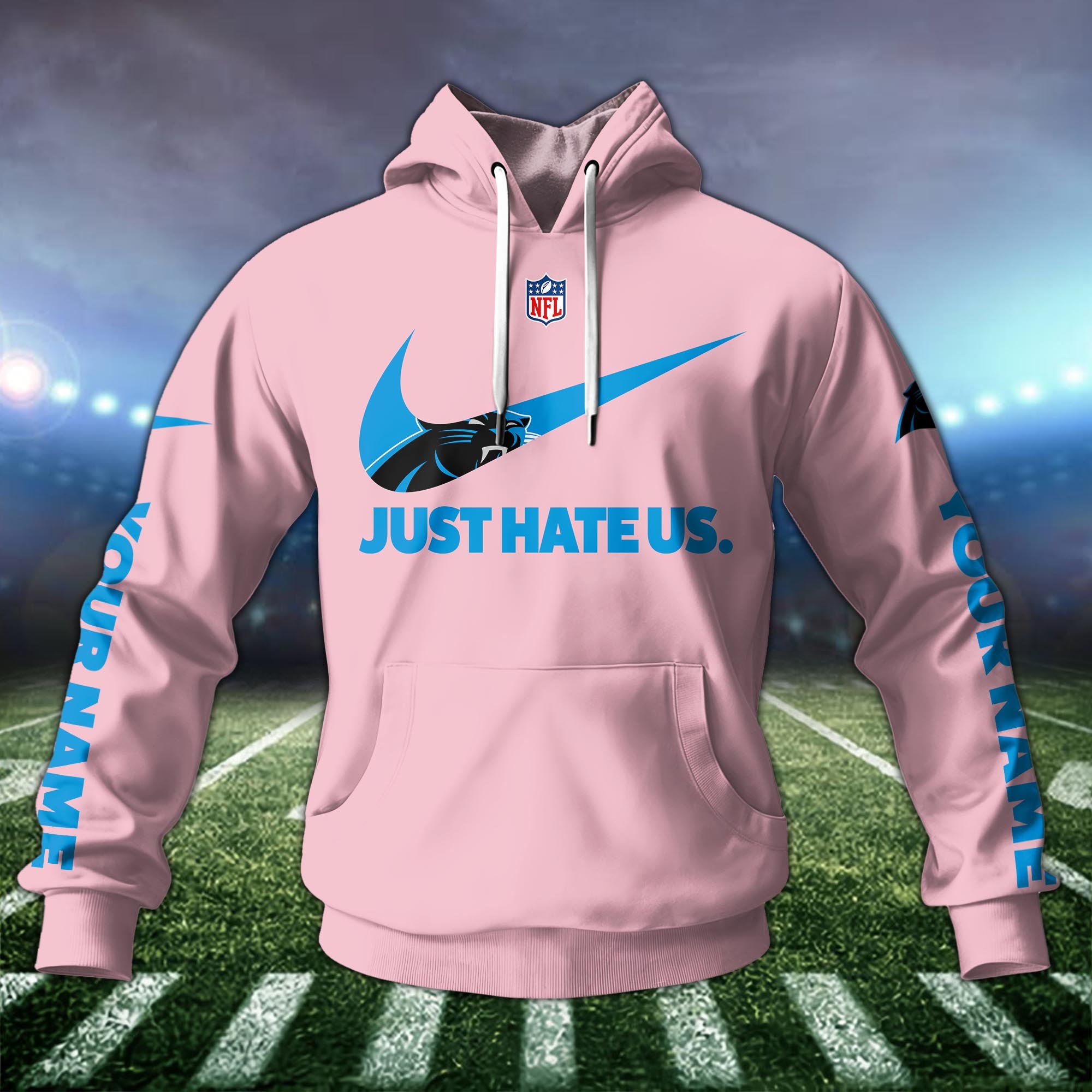 Carolina Panthers Team Hoodie Custom Name And Choose Color, Sport Hoodie, Sport Gifts ETRG-1225137 - Image 12