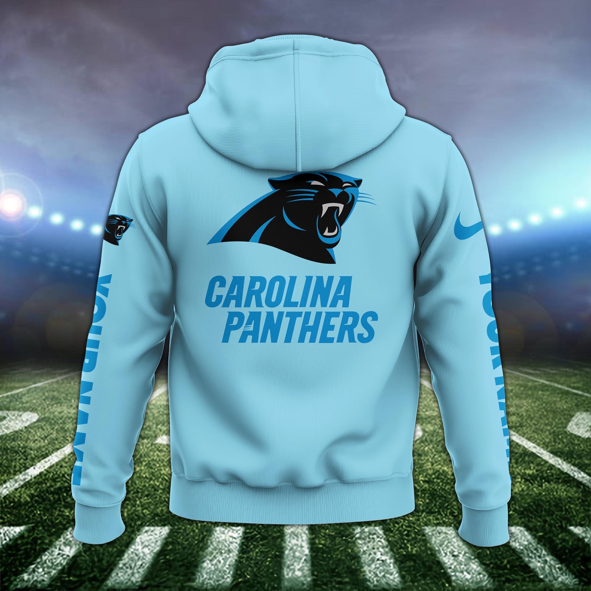 Carolina Panthers Team Hoodie Custom Name And Choose Color, Sport Hoodie, Sport Gifts ETRG-1225137 - Image 15