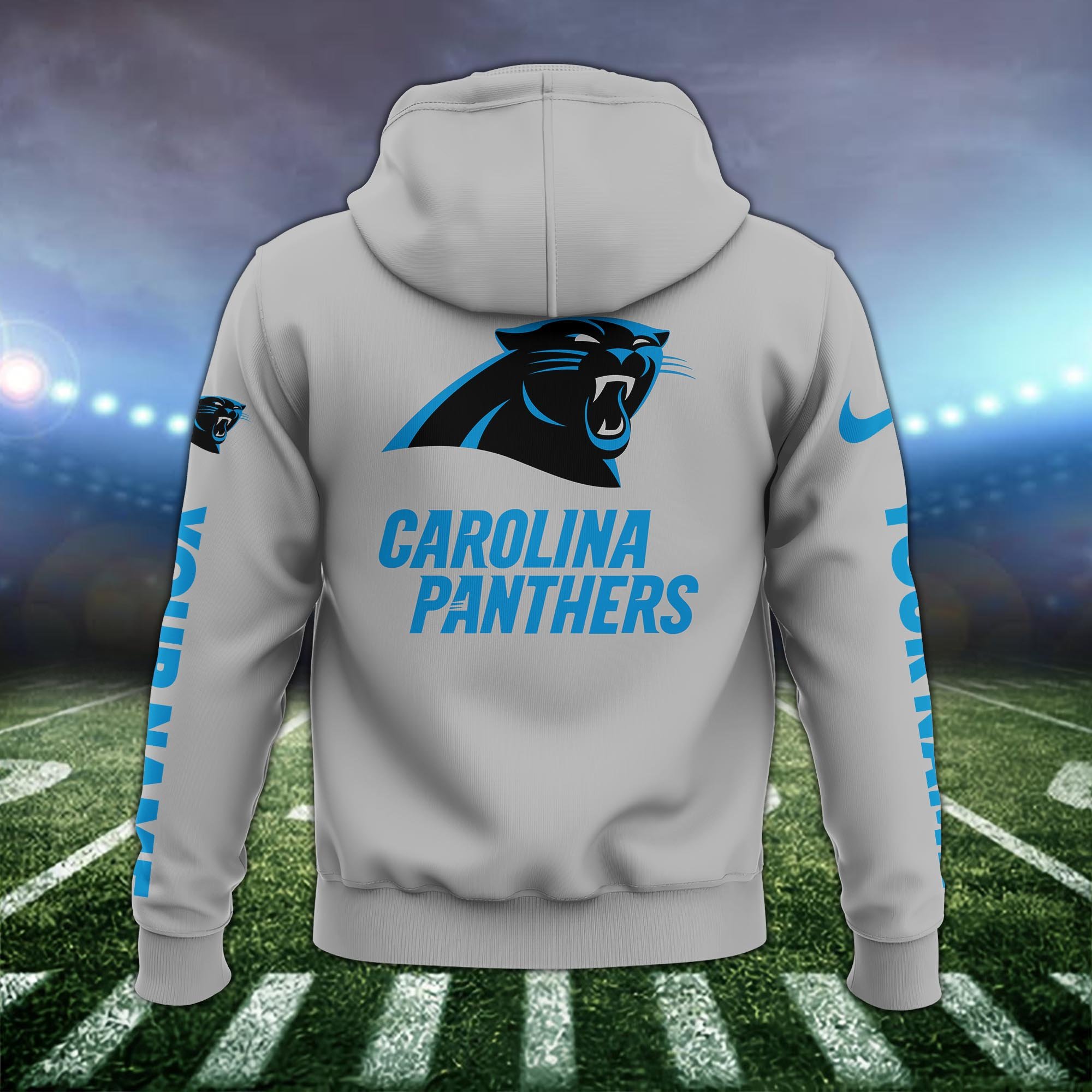 Carolina Panthers Team Hoodie Custom Name And Choose Color, Sport Hoodie, Sport Gifts ETRG-1225137 - Image 16