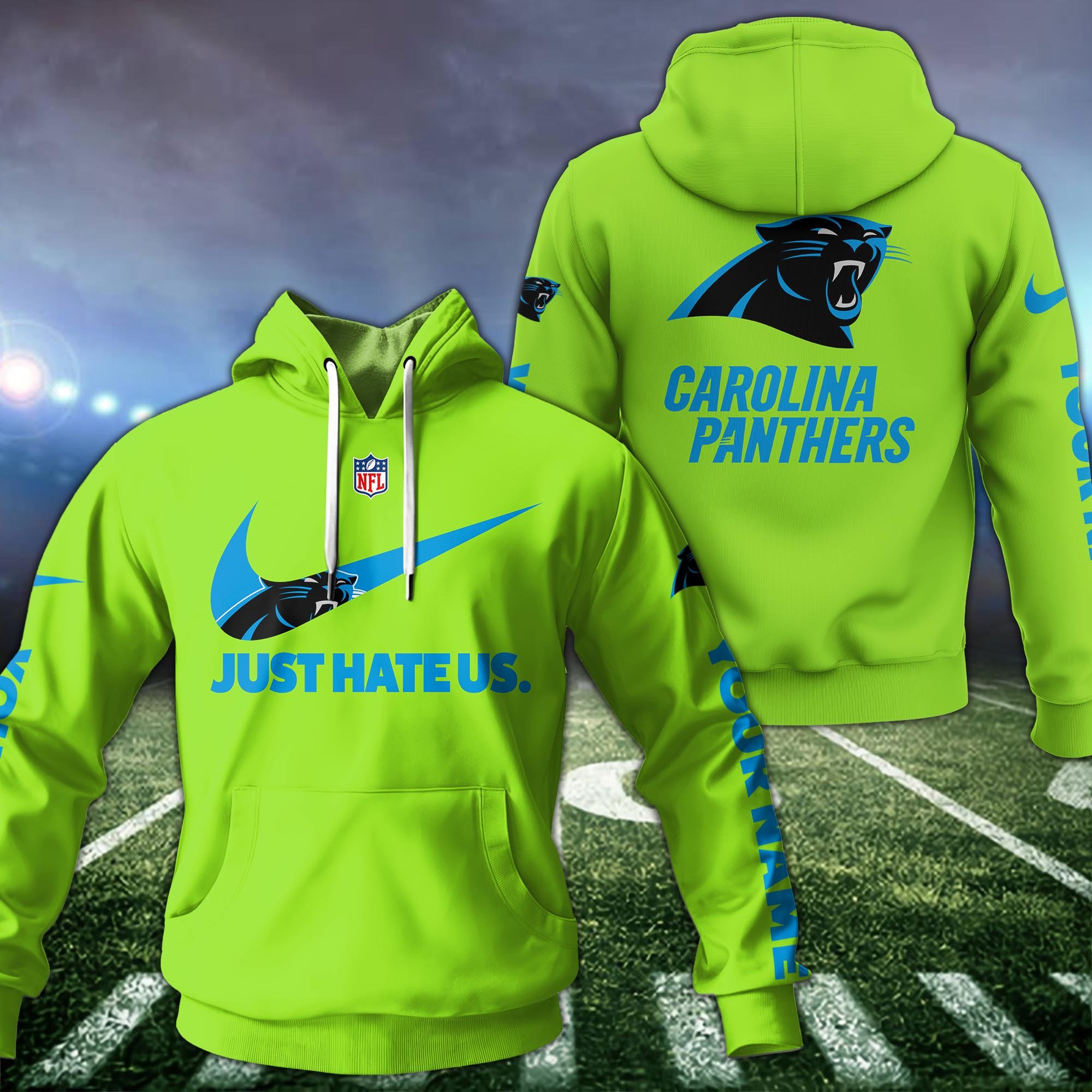 Carolina Panthers Sport Hoodie Custom Your Name And Choose Color, Hoodie For Sport Lovers ETRG-1225138