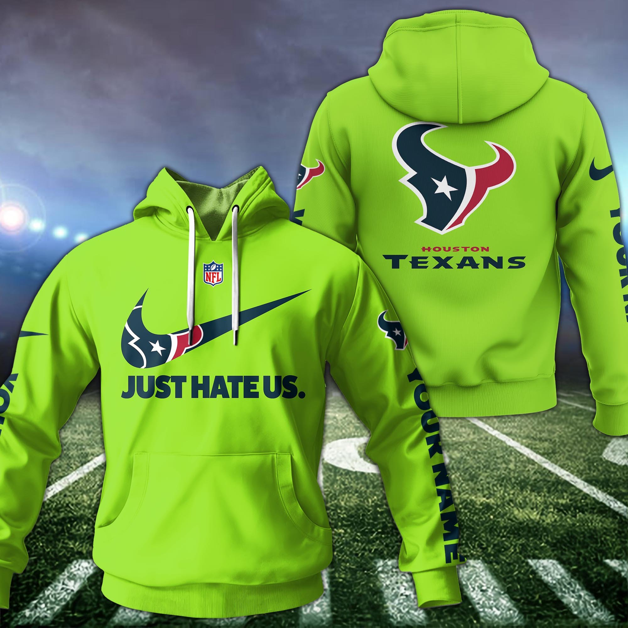 Houston Texans Sport Hoodie Custom Your Name And Choose Color, Hoodie For Sport Lovers ETRG-1225138