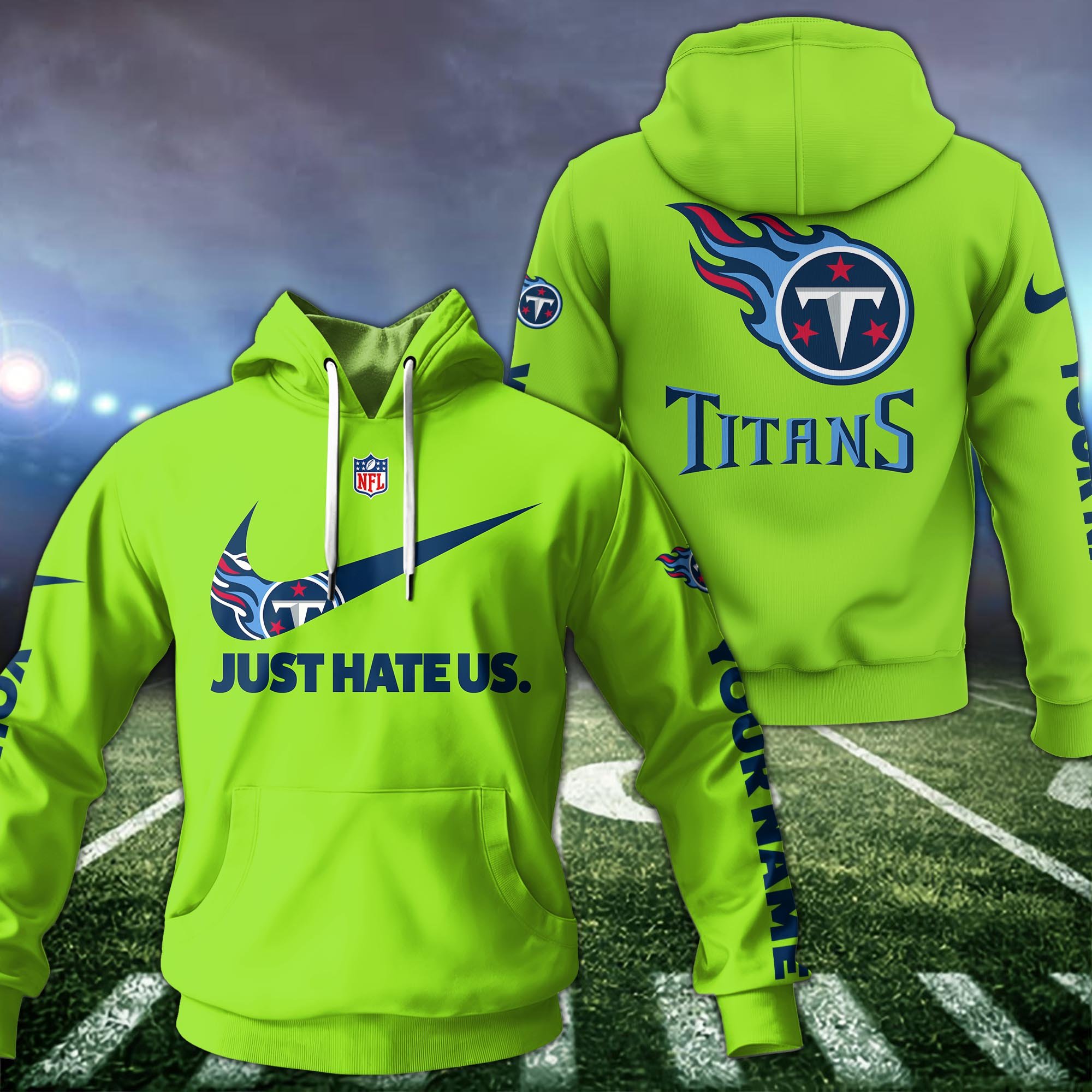 Tennessee Titans Sport Hoodie Custom Your Name And Choose Color, Hoodie For Sport Lovers ETRG-1225138