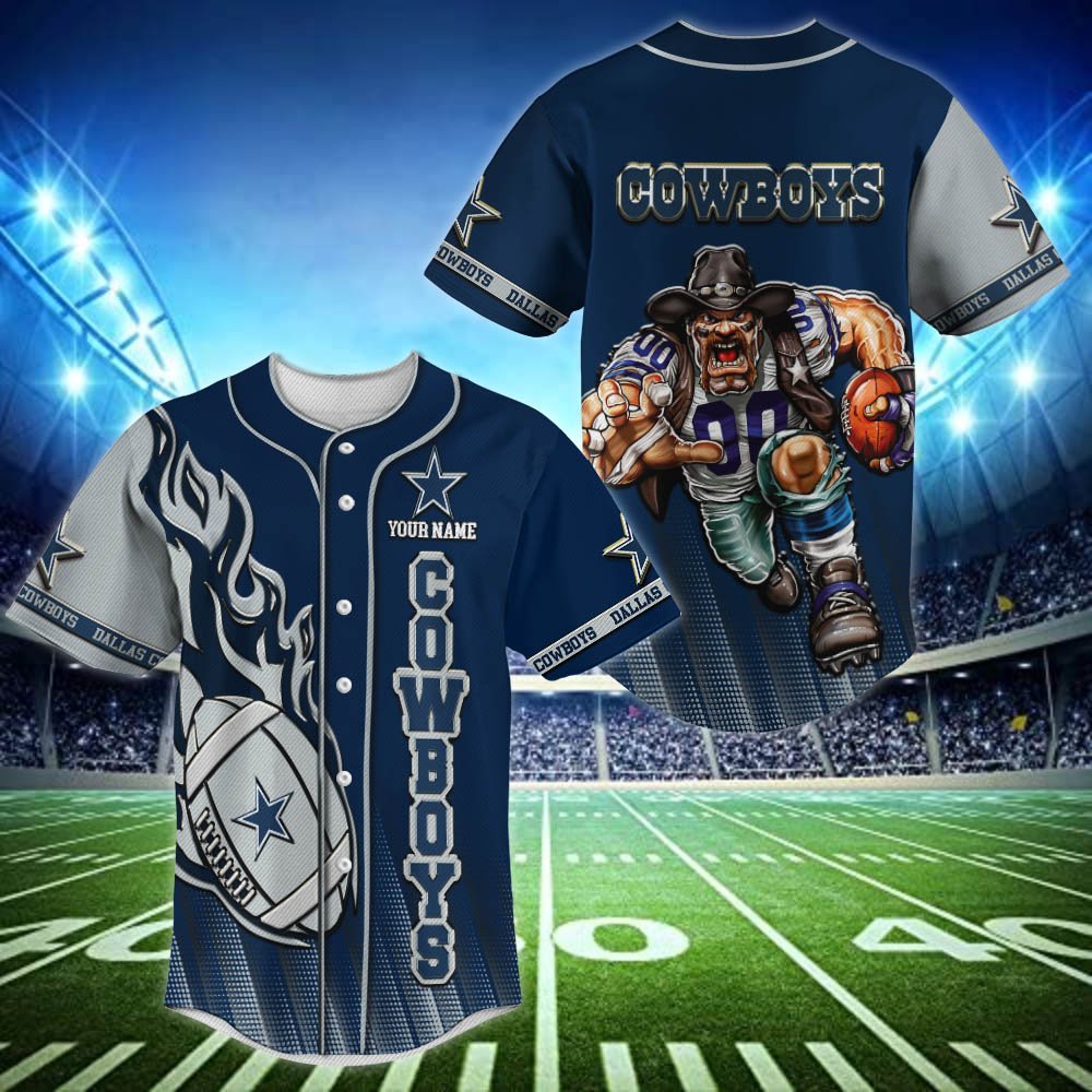 Dallas Cowboys Baseball Shirt 2024 Version Personalized Your Name, Sport Team Shirts For Fan ETHY-48672