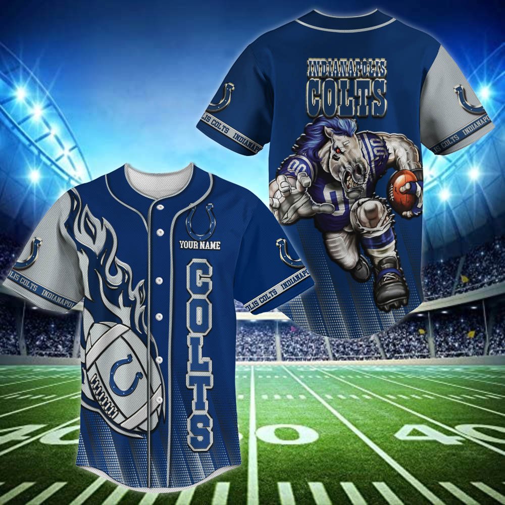 Indianapolis Colts Baseball Shirt 2024 Version Personalized Your Name, Sport Team Shirts For Fan ETHY-48672
