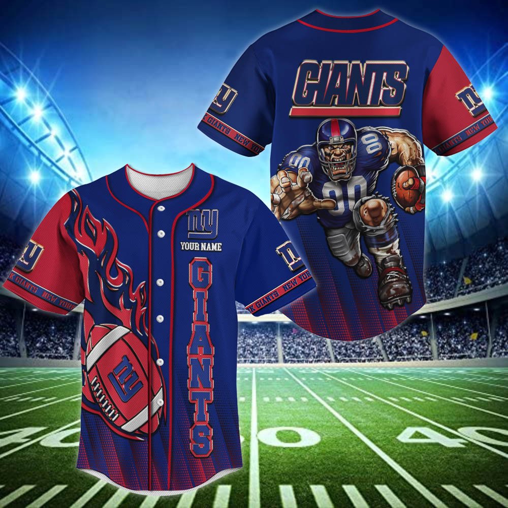 New York Giants Baseball Shirt 2024 Version Personalized Your Name, Sport Team Shirts For Fan ETHY-48672