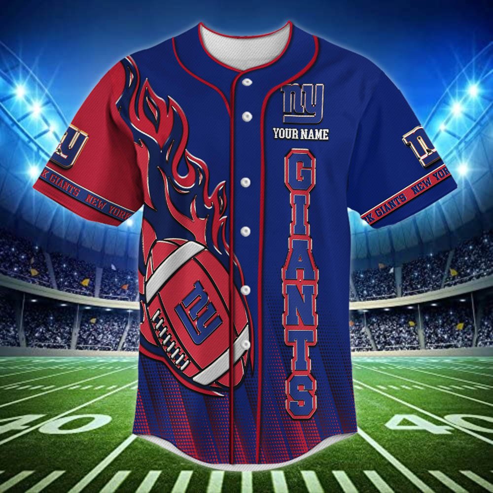 Alternative view of New York Giants Baseball Shirt 2024 Version Personalized Your Name, Sport Team Shirts For Fan ETHY-48672