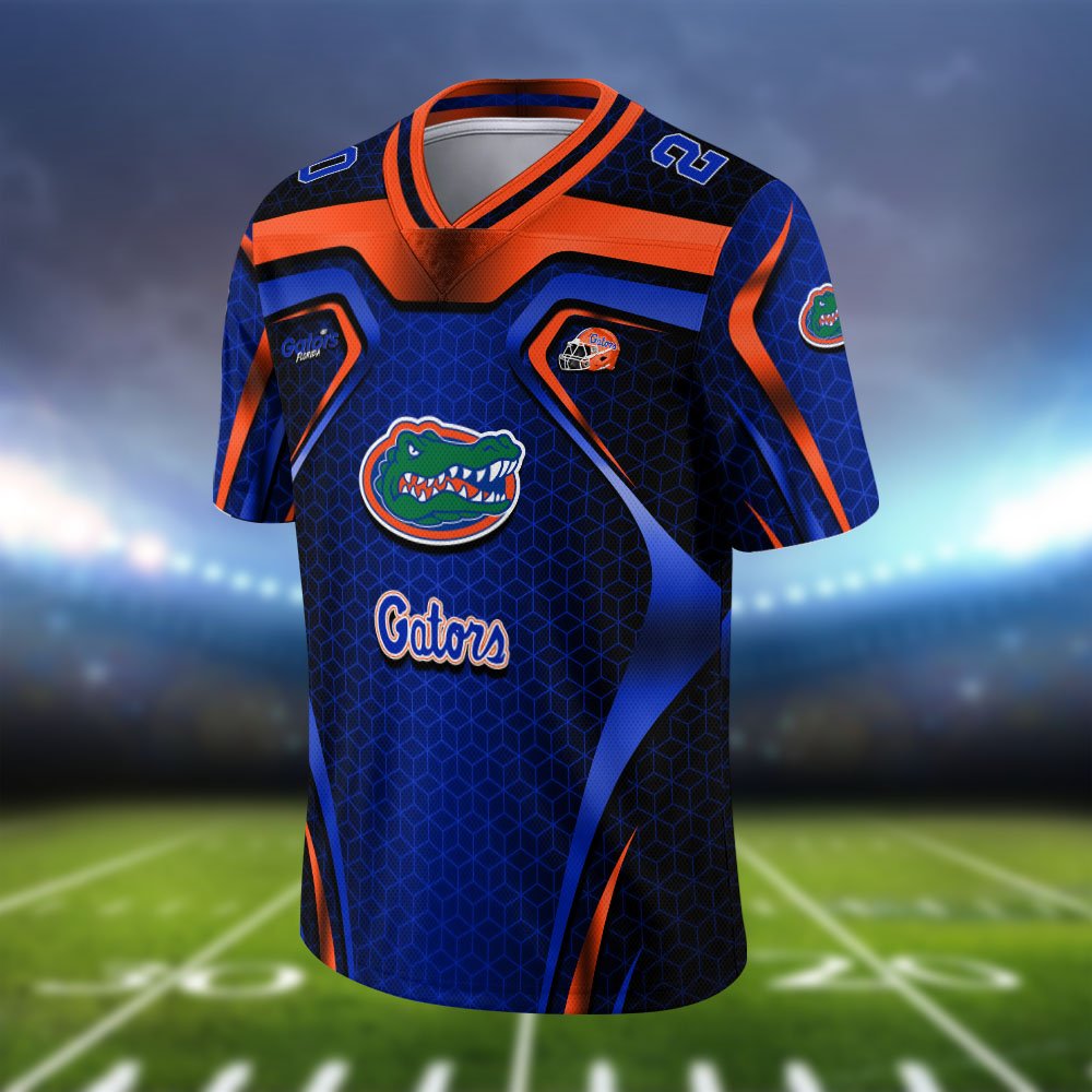 Alternative view of Florida Gators Vneck Football Jersey 2024 Version Personalized Your Name And Number, Football Jersey For Football Lovers ETHY-0102275