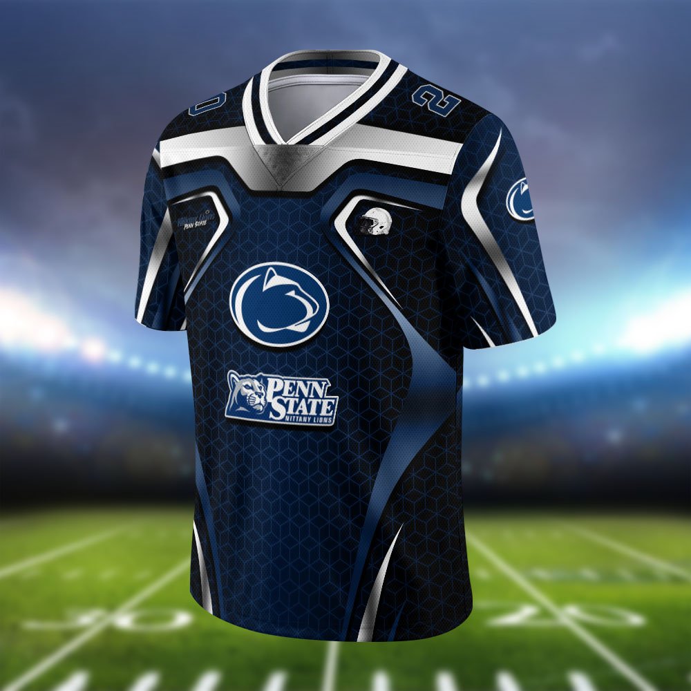 Alternative view of Penn State Nittany Lions Vneck Football Jersey 2024 Version Personalized Your Name And Number, Football Jersey For Football Lovers ETHY-0102275