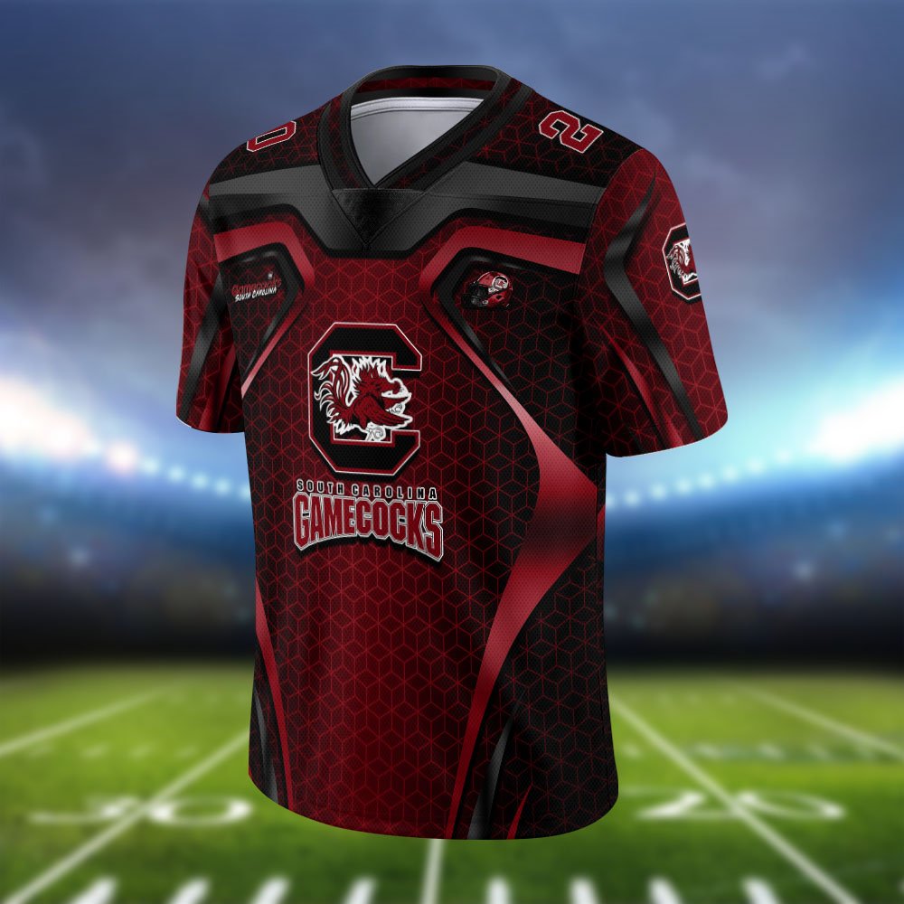 Alternative view of South Carolina Gamecocks Vneck Football Jersey 2024 Version Personalized Your Name And Number, Football Jersey For Football Lovers ETHY-0102275