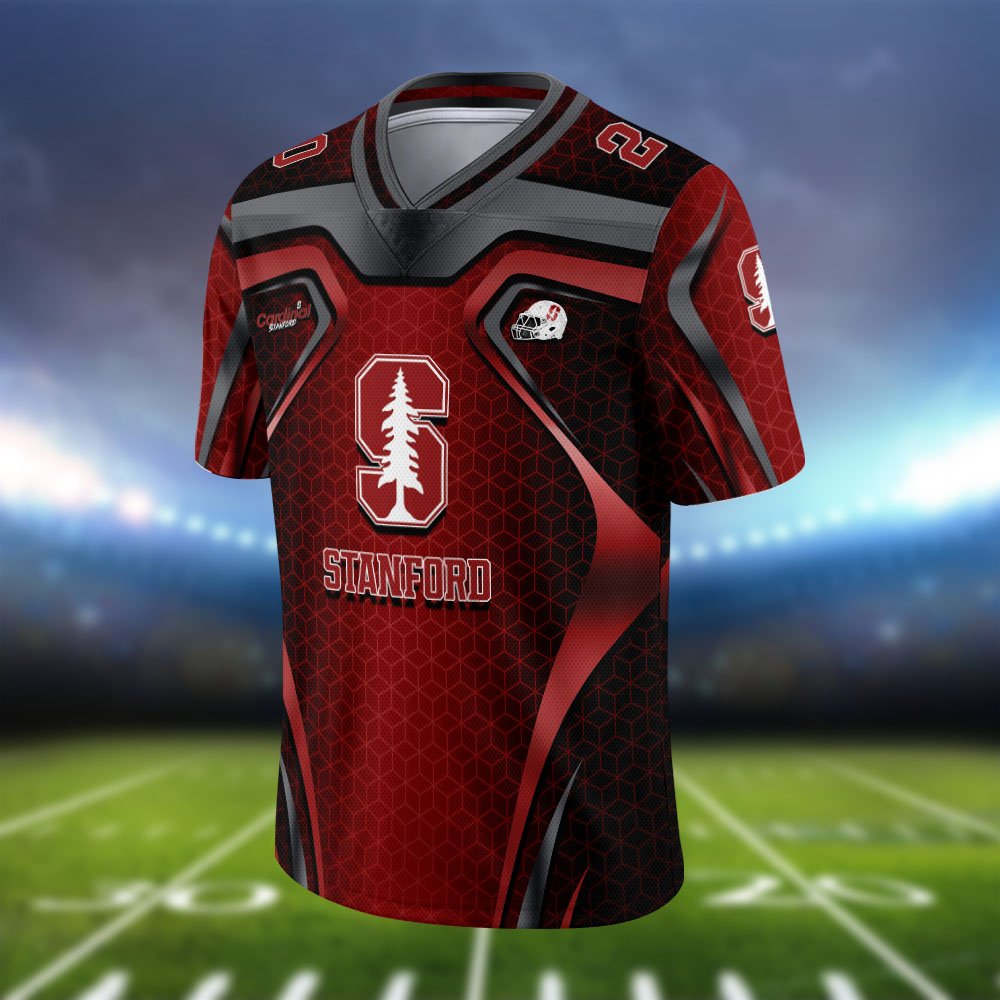 Alternative view of Stanford Cardinal Vneck Football Jersey 2024 Version Personalized Your Name And Number, Football Jersey For Football Lovers ETHY-0102275
