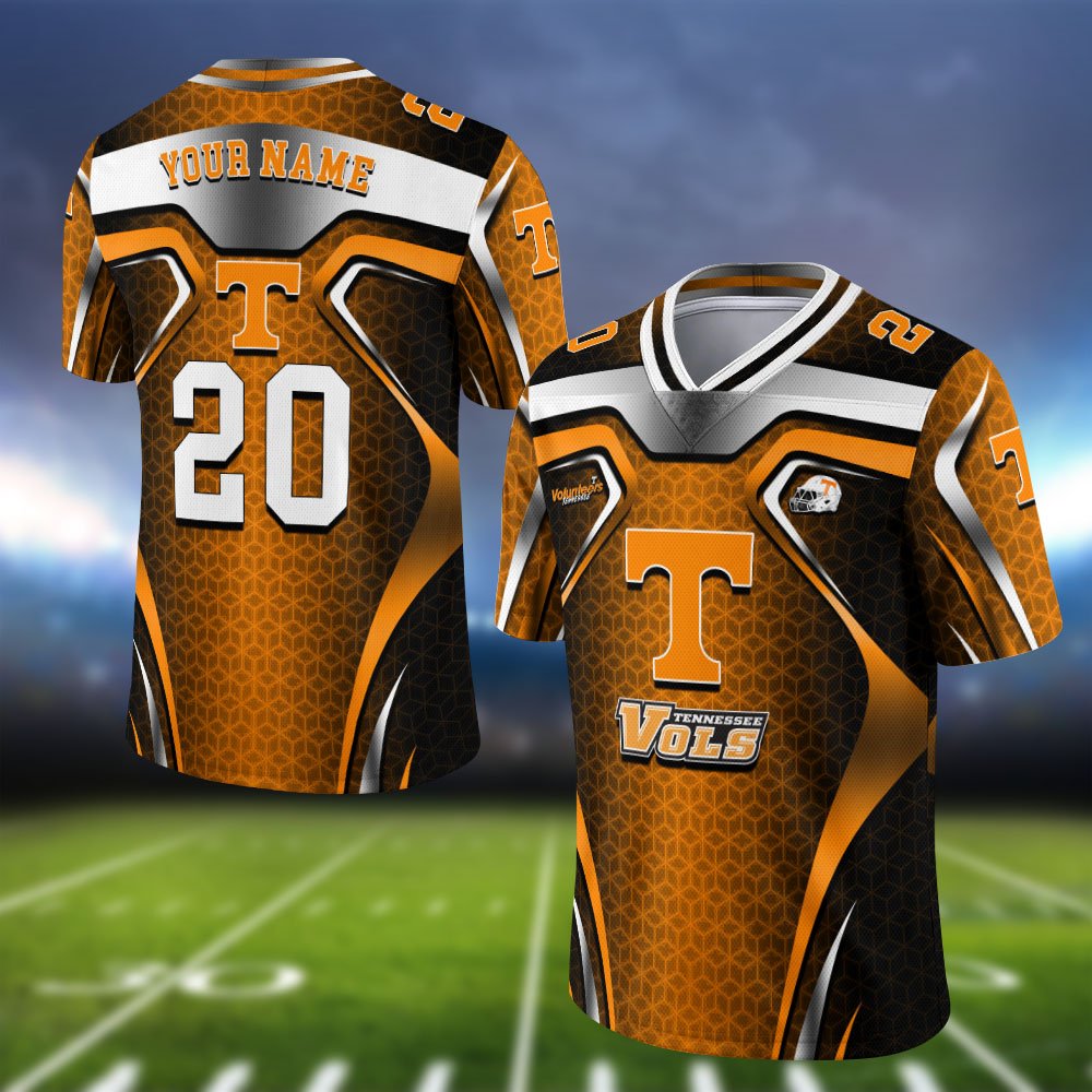 Tennessee Volunteers Vneck Football Jersey 2024 Version Personalized Your Name And Number, Football Jersey For Football Lovers ETHY-0102275