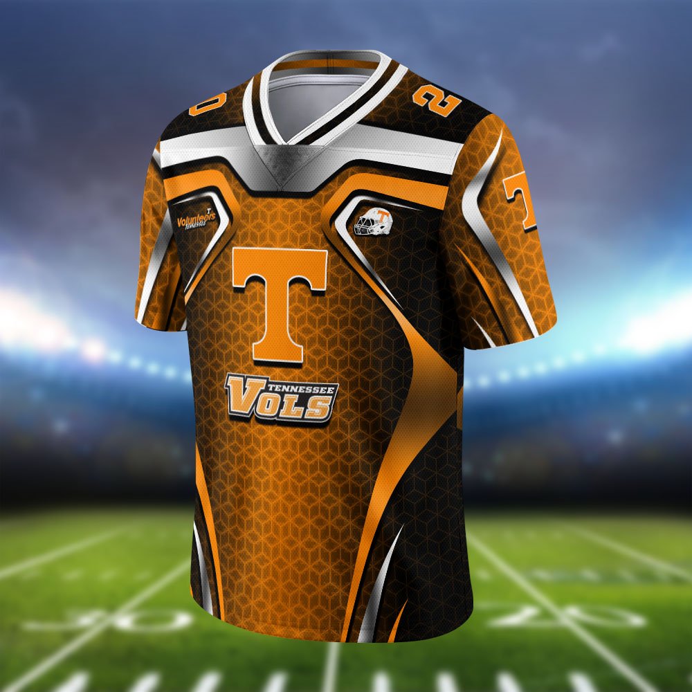 Alternative view of Tennessee Volunteers Vneck Football Jersey 2024 Version Personalized Your Name And Number, Football Jersey For Football Lovers ETHY-0102275