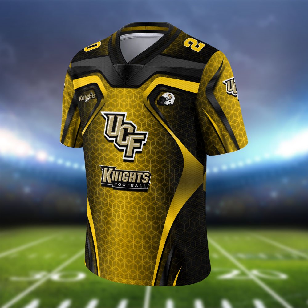 Alternative view of UCF Knights Vneck Football Jersey 2024 Version Personalized Your Name And Number, Football Jersey For Football Lovers ETHY-0102275