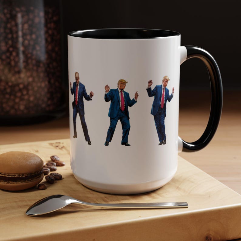 Trump Dance Mug, Funny Trump Dancing Mug 109378
