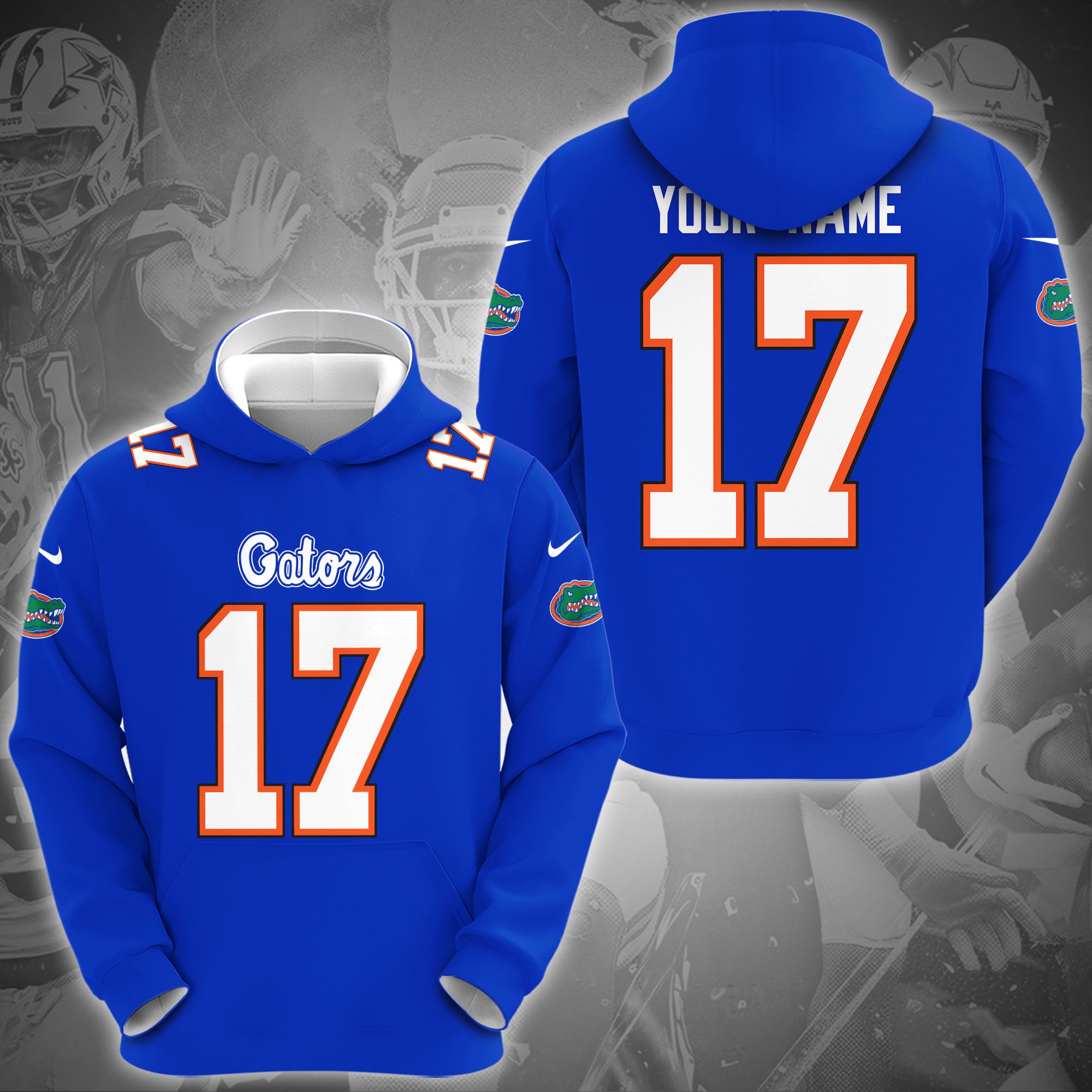 Florida Gators Hoodie Custom Name And Number, Sport Gifts For Fan ETRG-0108357