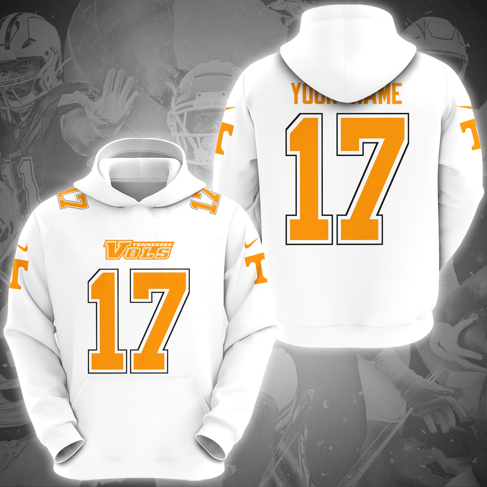 Tennessee Volunteers Hoodie Custom Name And Number, Sport Gifts, Fan Gifts ETRG-1231210