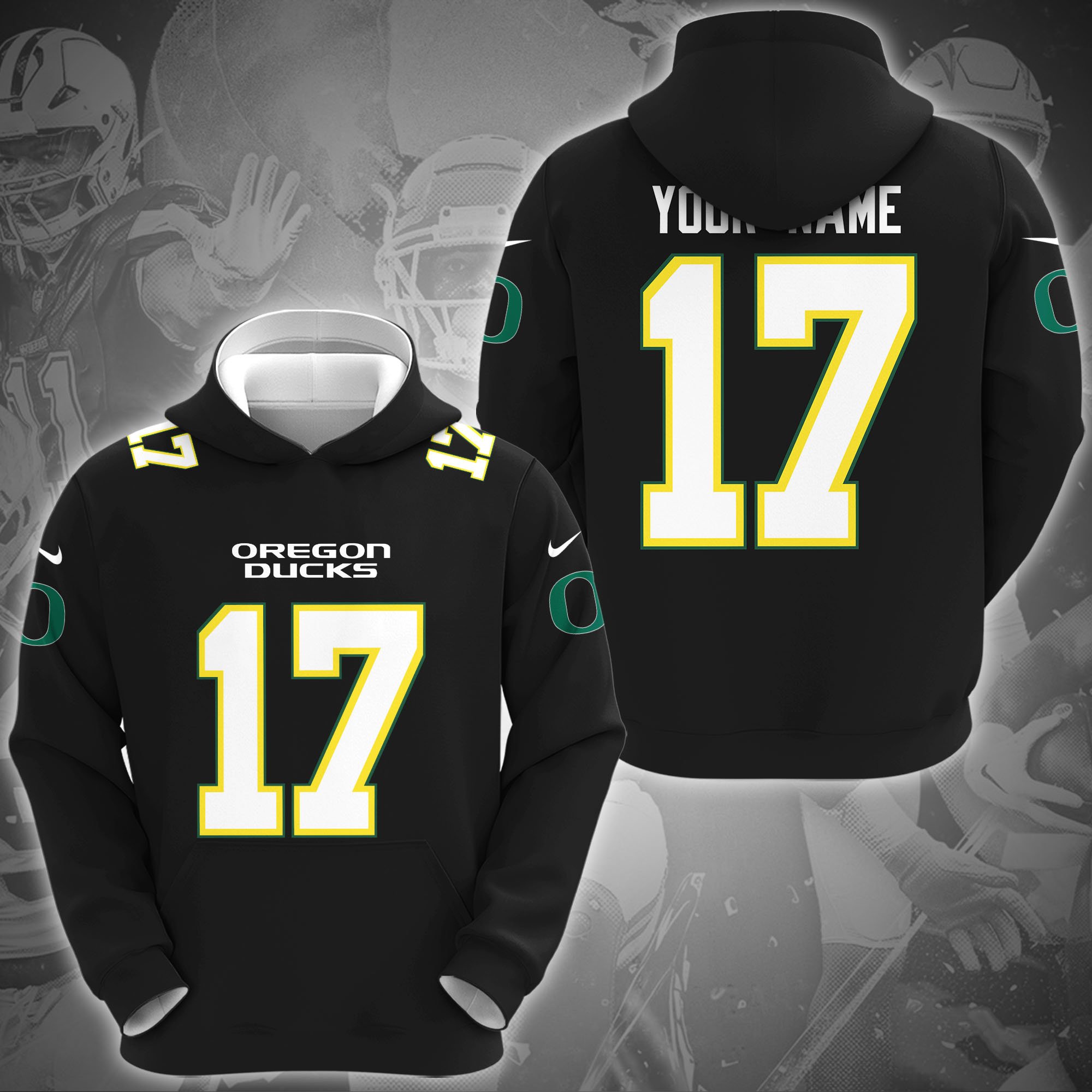 Oregon Ducks Hoodie Custom Name And Number, Sport Hoodie For Fans ETRG-1231212