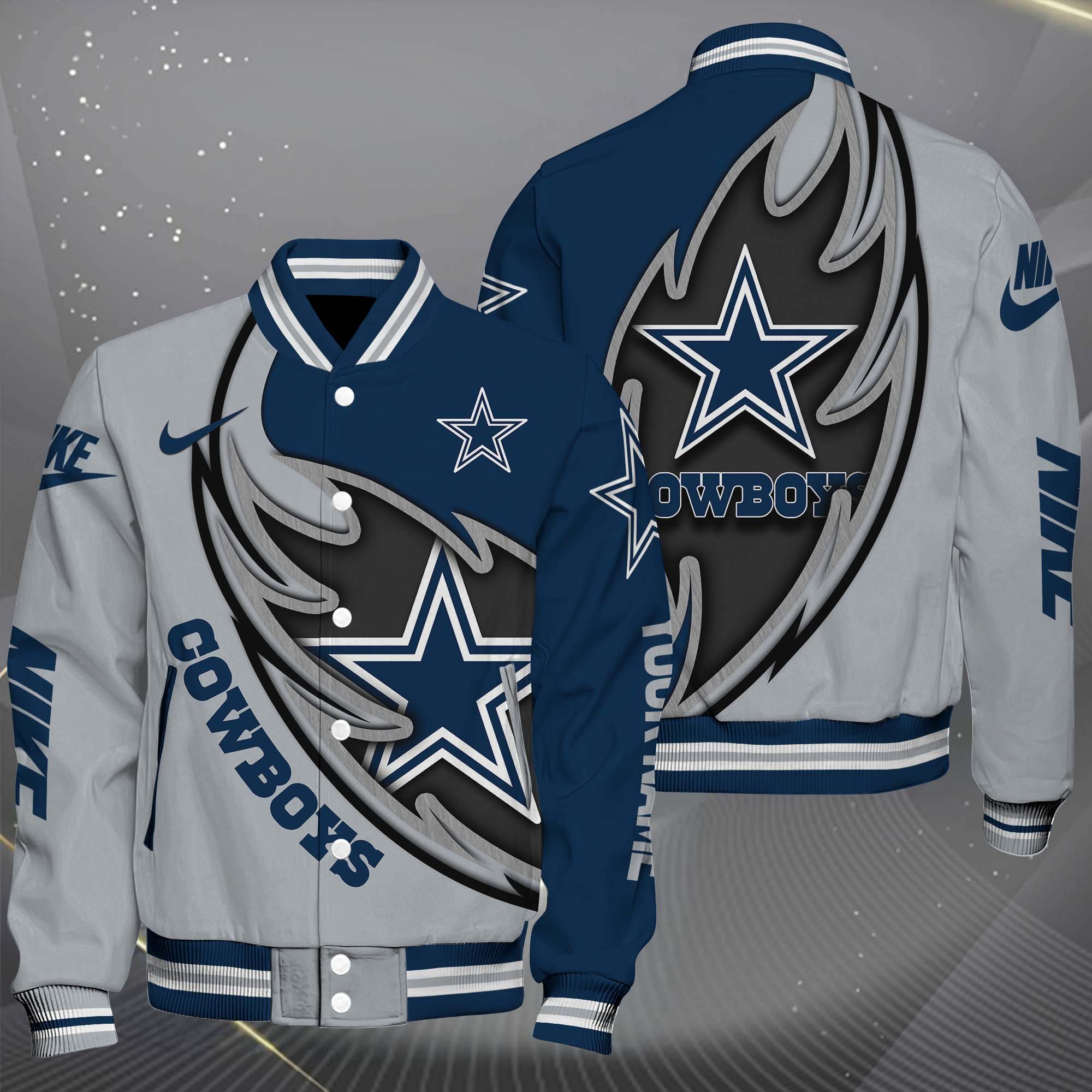 Dallas Cowboys Baseball Jacket, Sport Jacket Custom You Name, FootBall Fan Gifts EHIVM-0102253