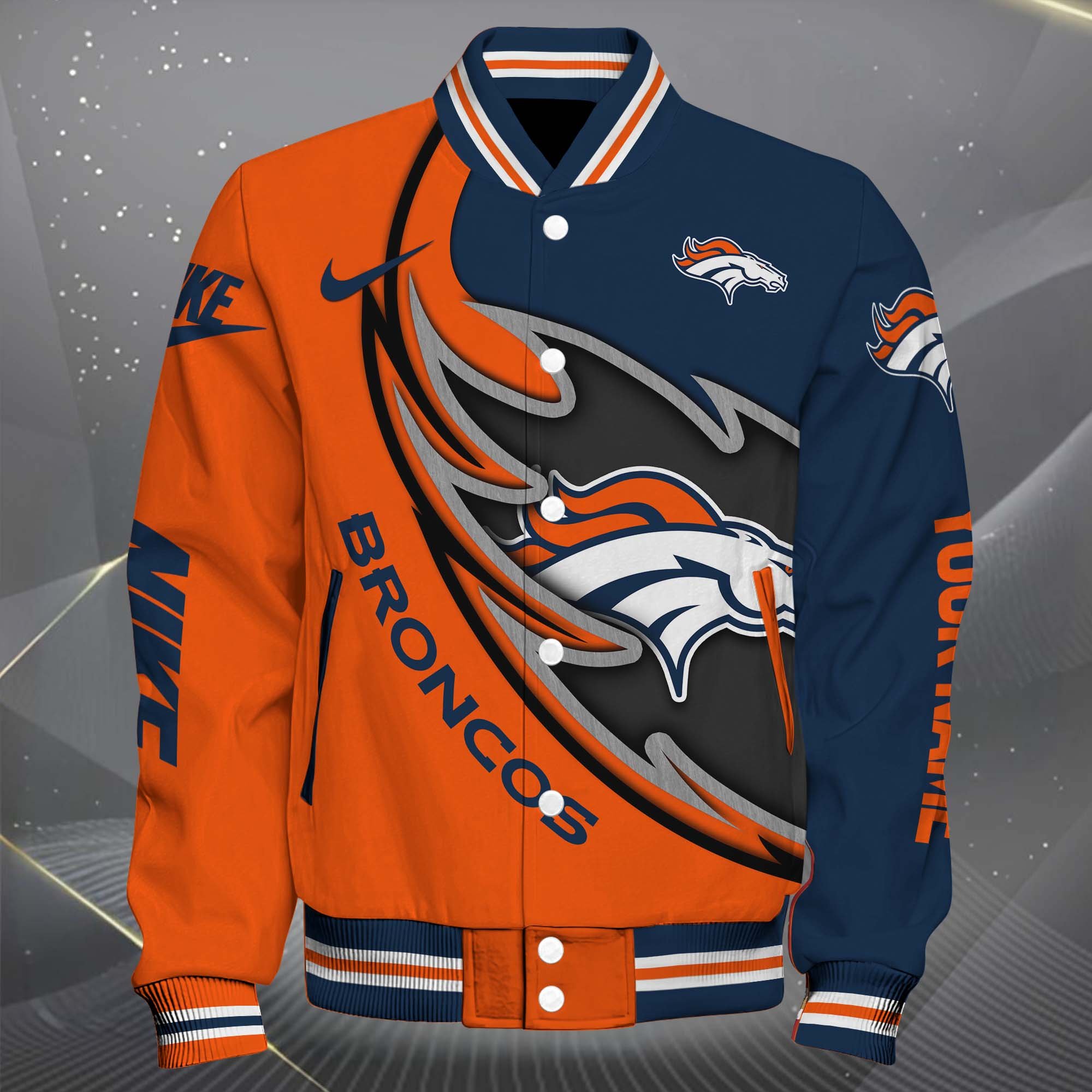 Alternative view of Denver Broncos Baseball Jacket, Sport Jacket Custom You Name, FootBall Fan Gifts EHIVM-0102253
