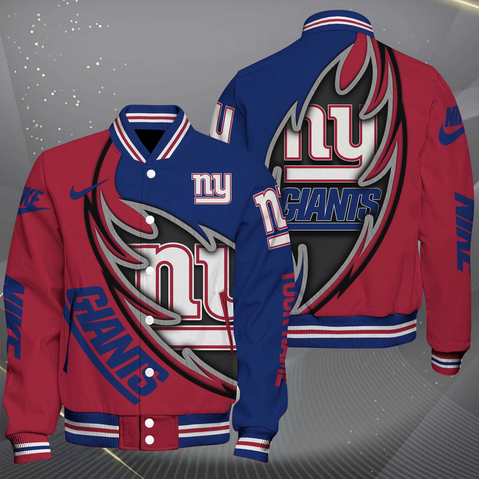 New York Giants Baseball Jacket, Sport Jacket Custom You Name, FootBall Fan Gifts EHIVM-0102253