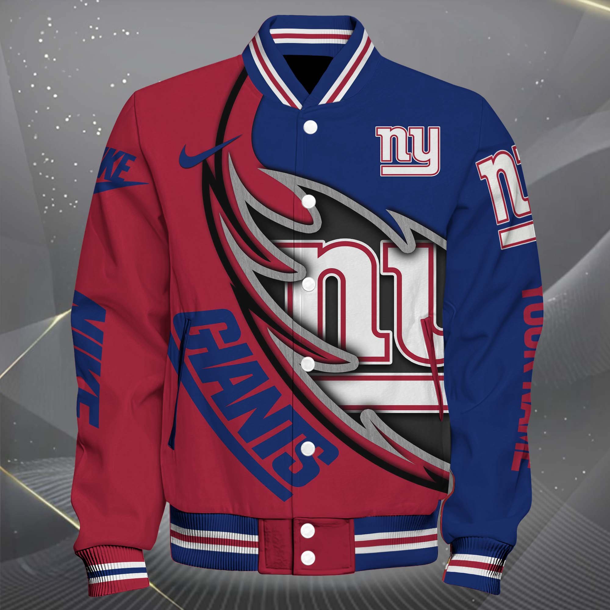 Alternative view of New York Giants Baseball Jacket, Sport Jacket Custom You Name, FootBall Fan Gifts EHIVM-0102253